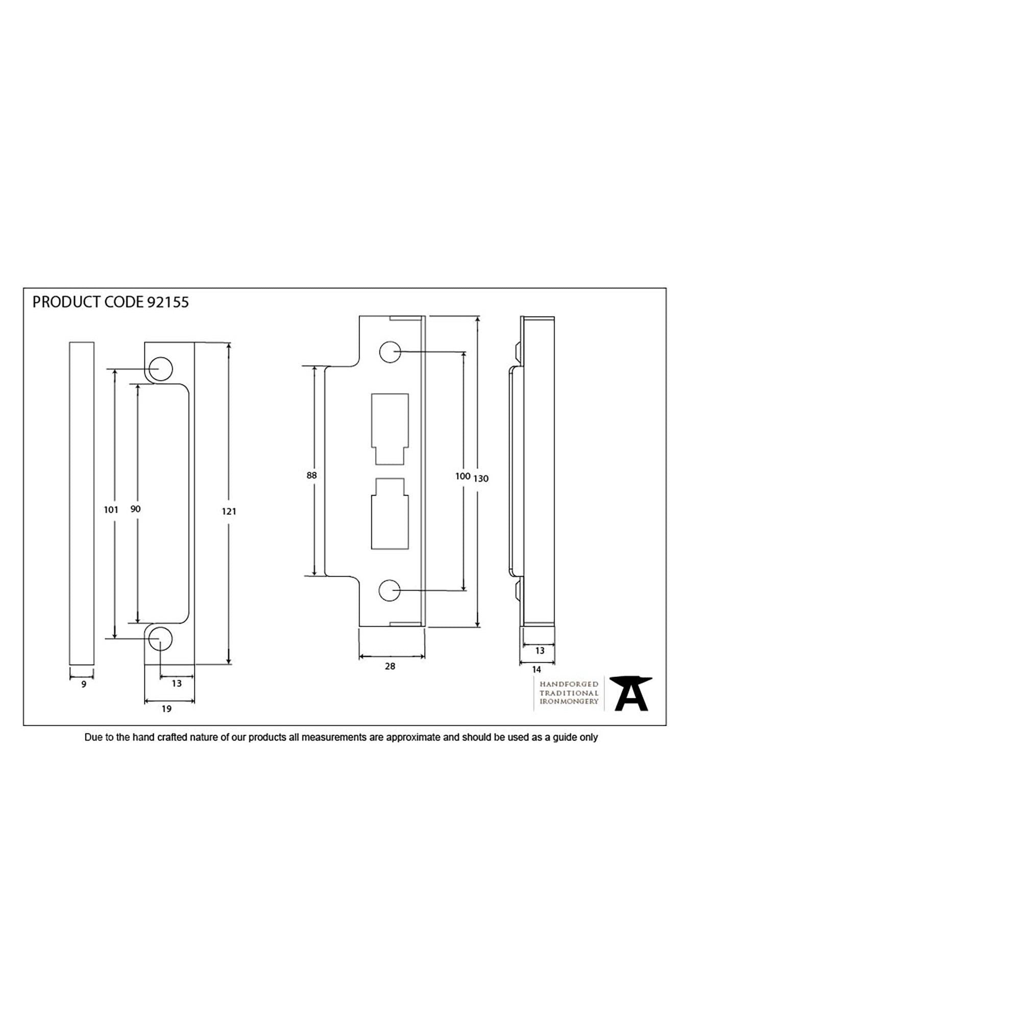 SS ½" Rebate Kit For 91112/91110 | From The Anvil - Horizontal Locks - From The Anvil - Yester Home