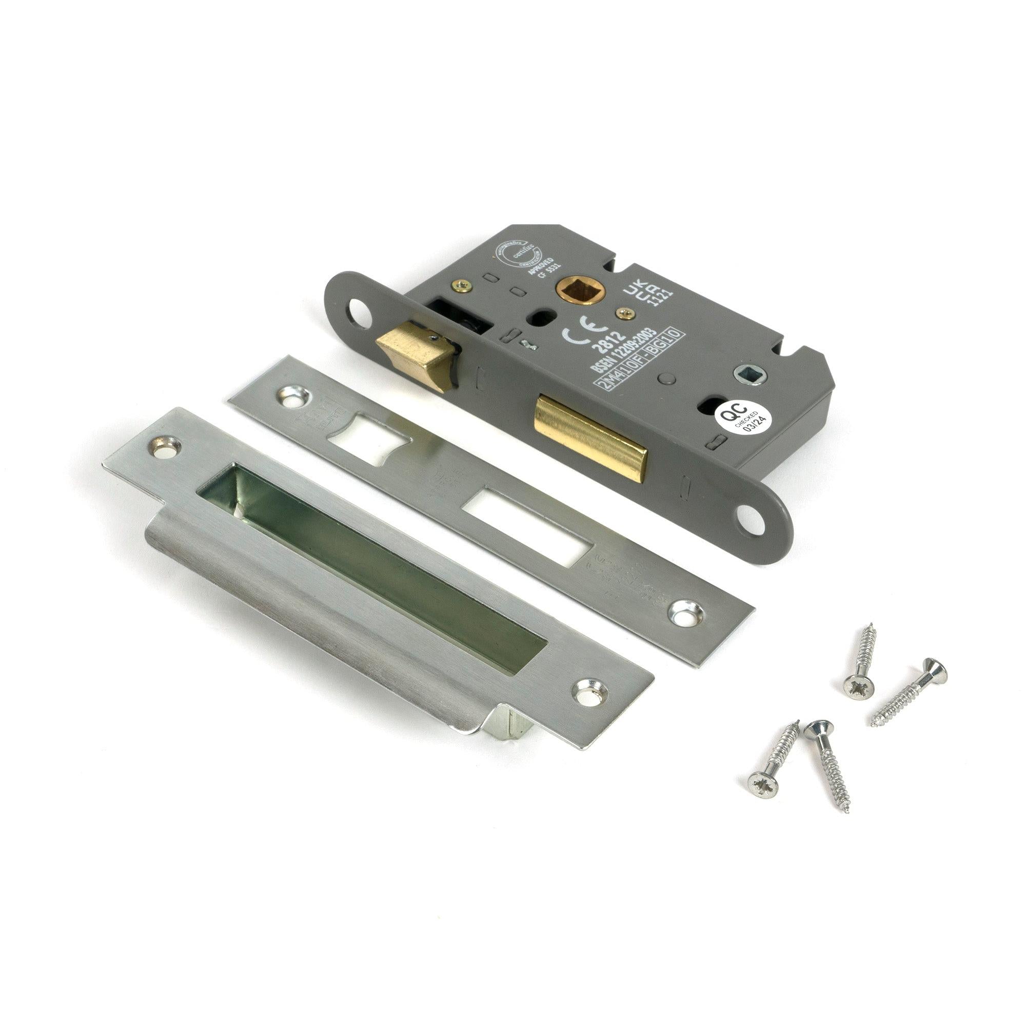 SSS 2½" Heavy Duty Bathroom Mortice Lock | From The Anvil - Bathroom Locks - From The Anvil - Yester Home