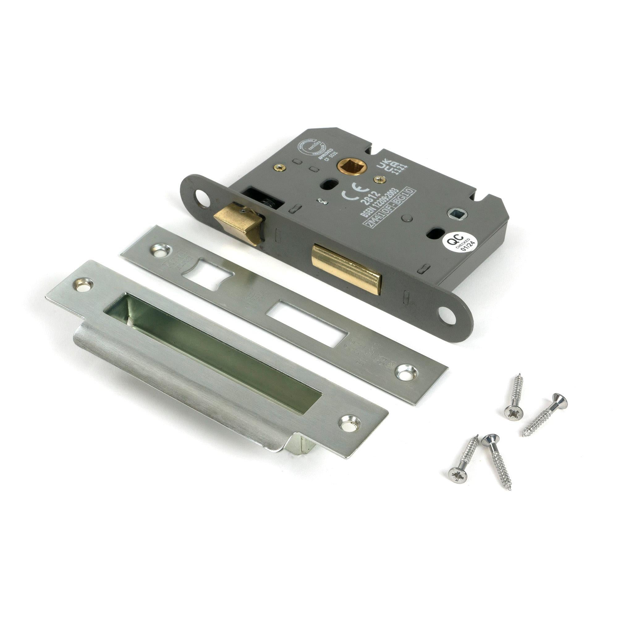 SSS 3" Heavy Duty Bathroom Mortice Lock | From The Anvil - Bathroom Locks - From The Anvil - Yester Home