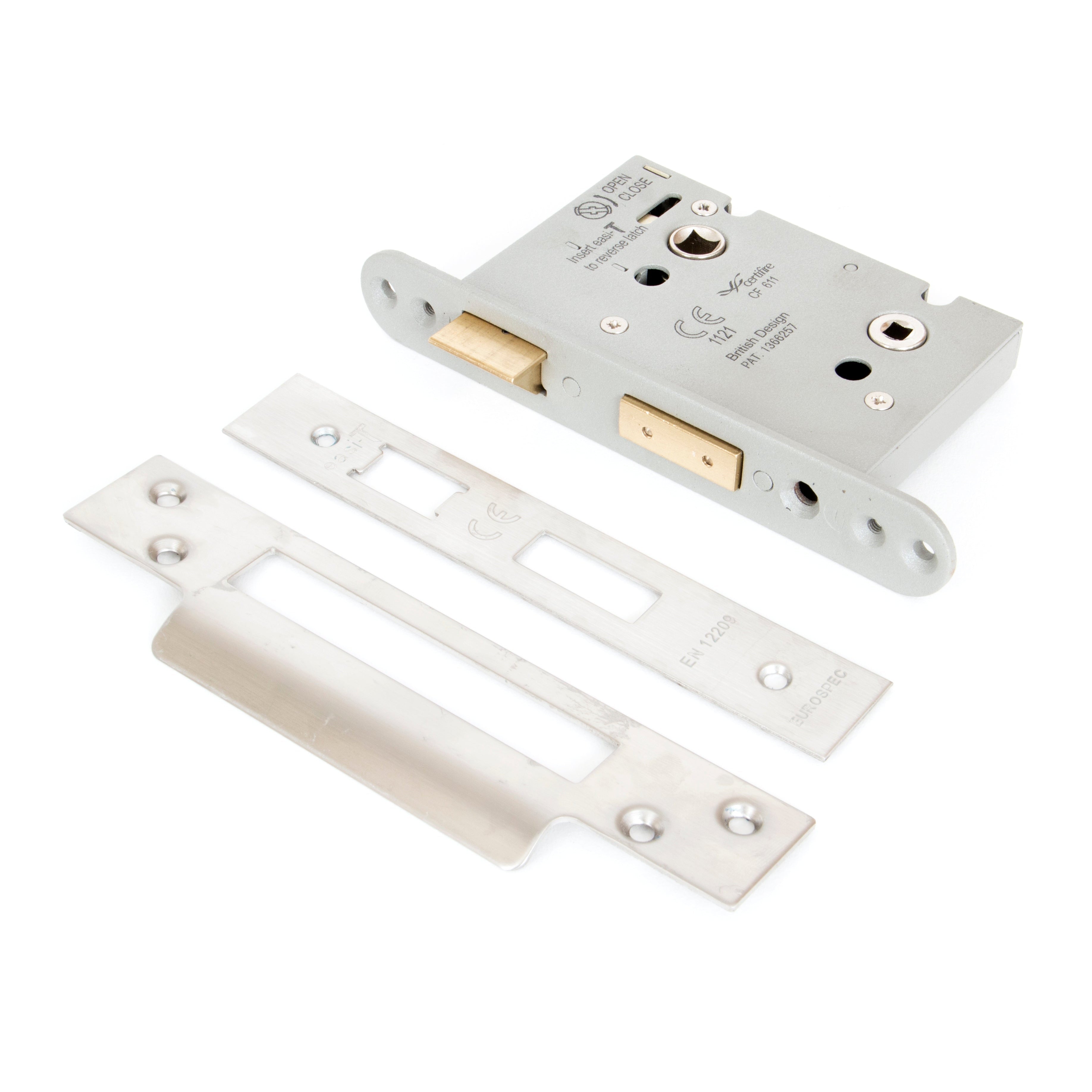 SSS 3" Heavy Duty Bathroom Mortice Lock | From The Anvil-Bathroom Locks-Yester Home
