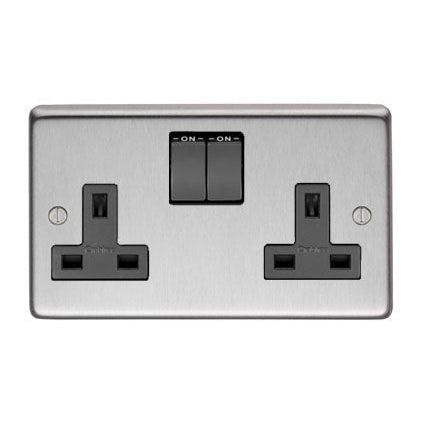 SSS Double 13 Amp Switched Socket | From The Anvil-Electrical Switches & Sockets-Yester Home