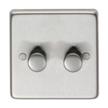 SSS Double LED Dimmer Switch | From The Anvil-Electrical Switches & Sockets-Yester Home
