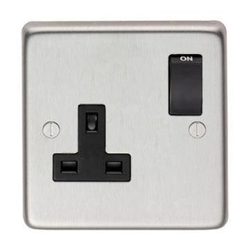 SSS Single 13 Amp Switched Socket | From The Anvil-Electrical Switches & Sockets-Yester Home