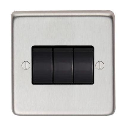 SSS Triple 10 Amp Switch | From The Anvil-Electrical Switches & Sockets-Yester Home