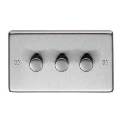SSS Triple LED Dimmer Switch | From The Anvil-Electrical Switches & Sockets-Yester Home