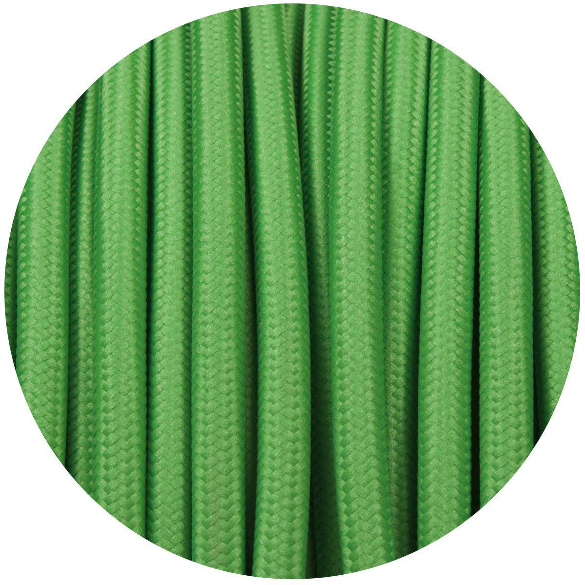 Sage Green Round Fabric Cable-Fabric Cable-Yester Home