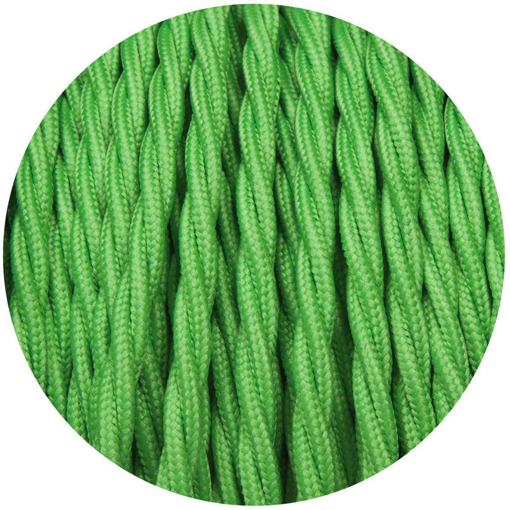 Sage Green Twisted Fabric Cable-Fabric Cable-Yester Home