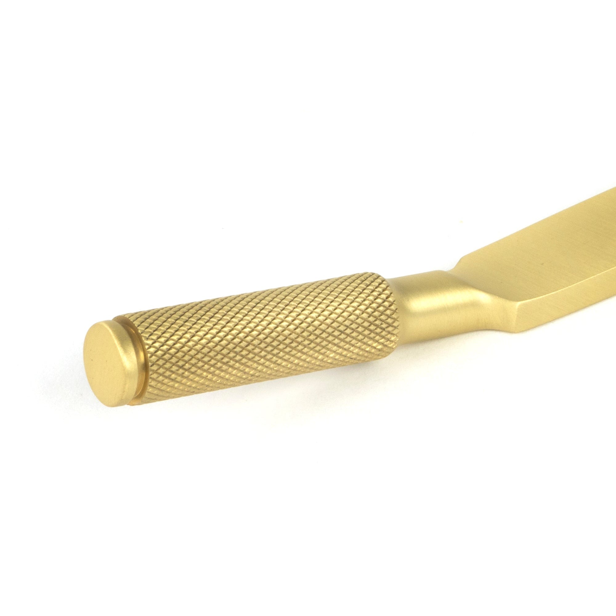 Satin Brass 12" Brompton Stay | From The Anvil-Stays-Yester Home
