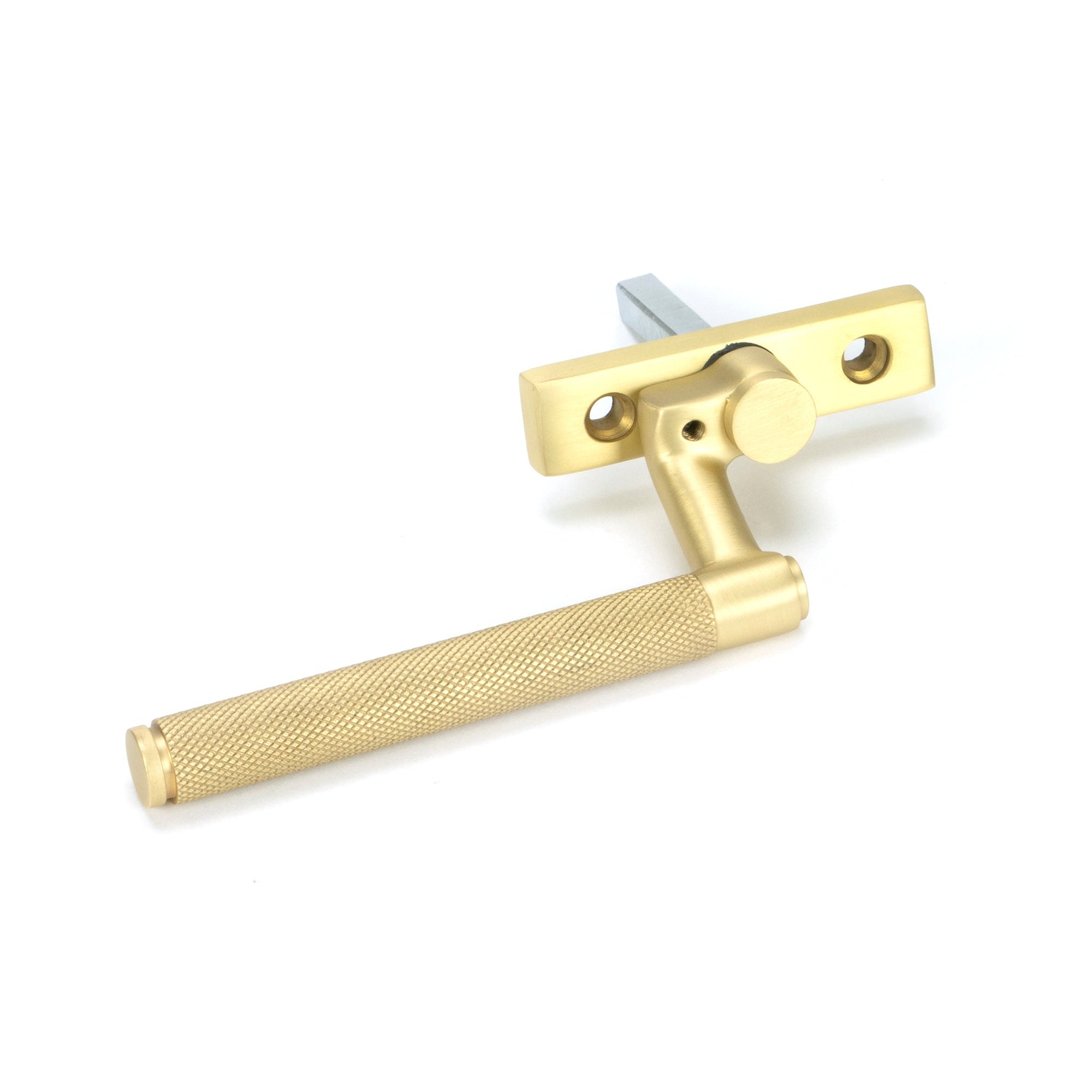 Satin Brass Brompton Espag - RH | From The Anvil-Espag. Fasteners-Yester Home