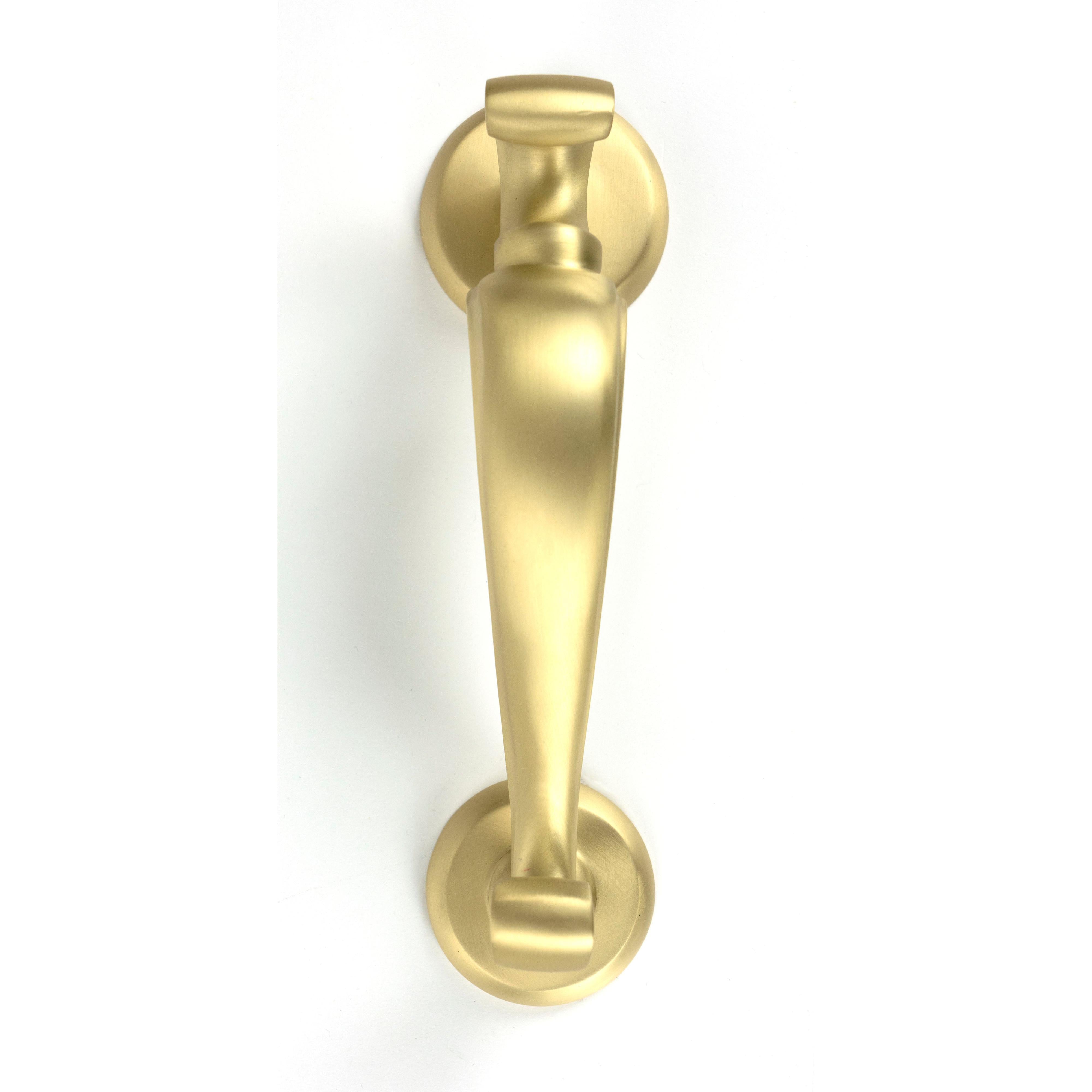 Satin Brass Doctors Door Knocker | From The Anvil - Bolt-Through Door Knockers - From The Anvil - Yester Home