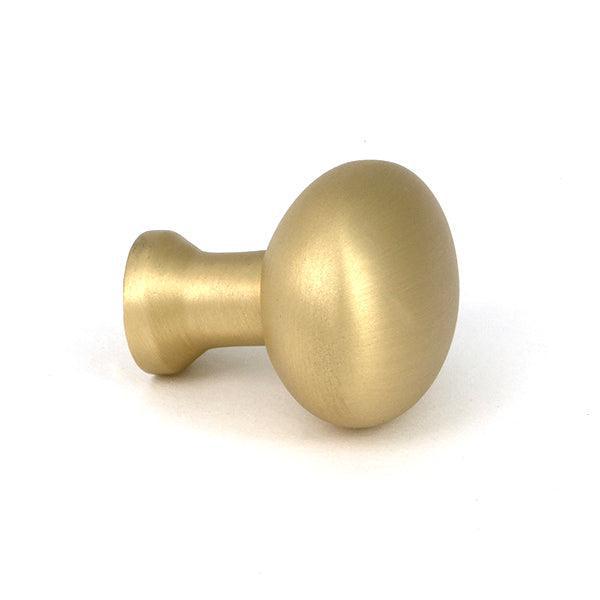 Satin Brass Moore Cabinet Knob - 25mm - Cabinet Knobs - From The Anvil - Yester Home