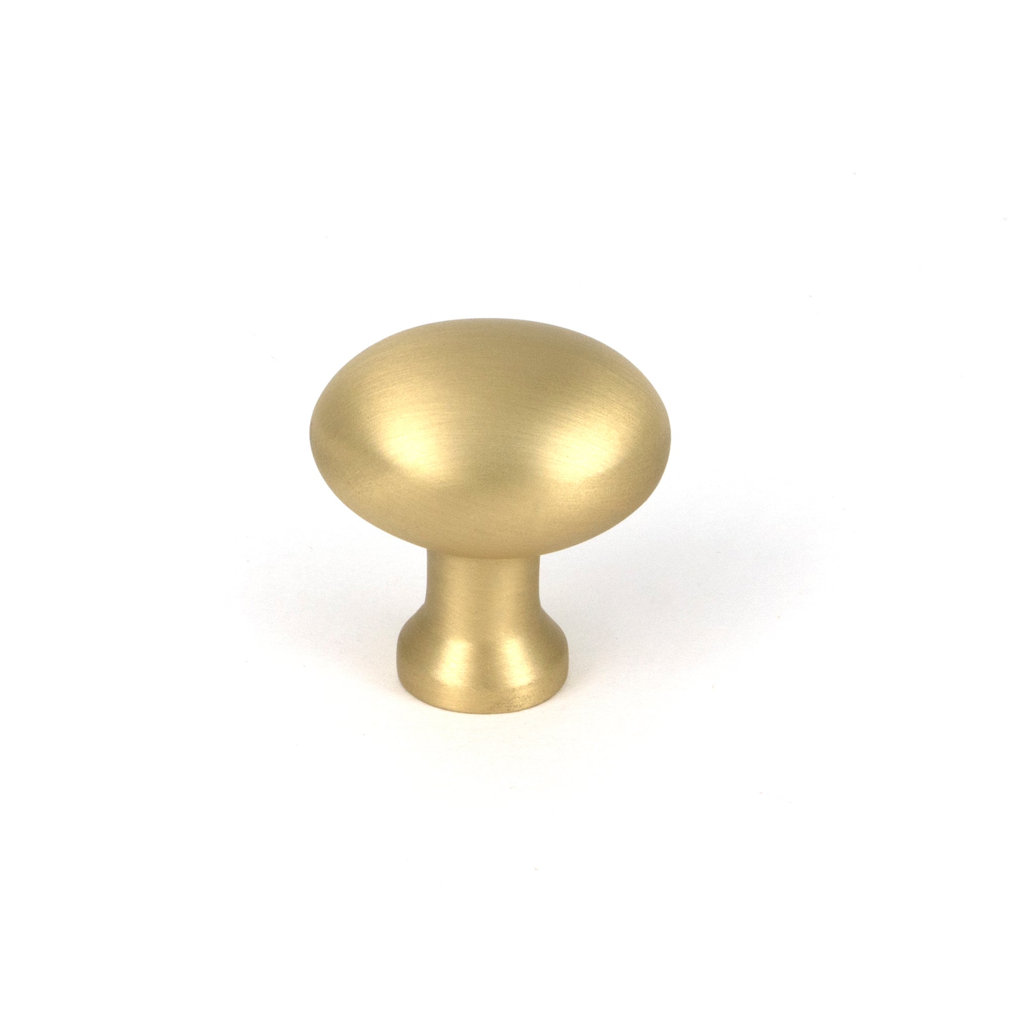 Satin Brass Moore Cabinet Knob - 25mm - Cabinet Knobs - From The Anvil - Yester Home