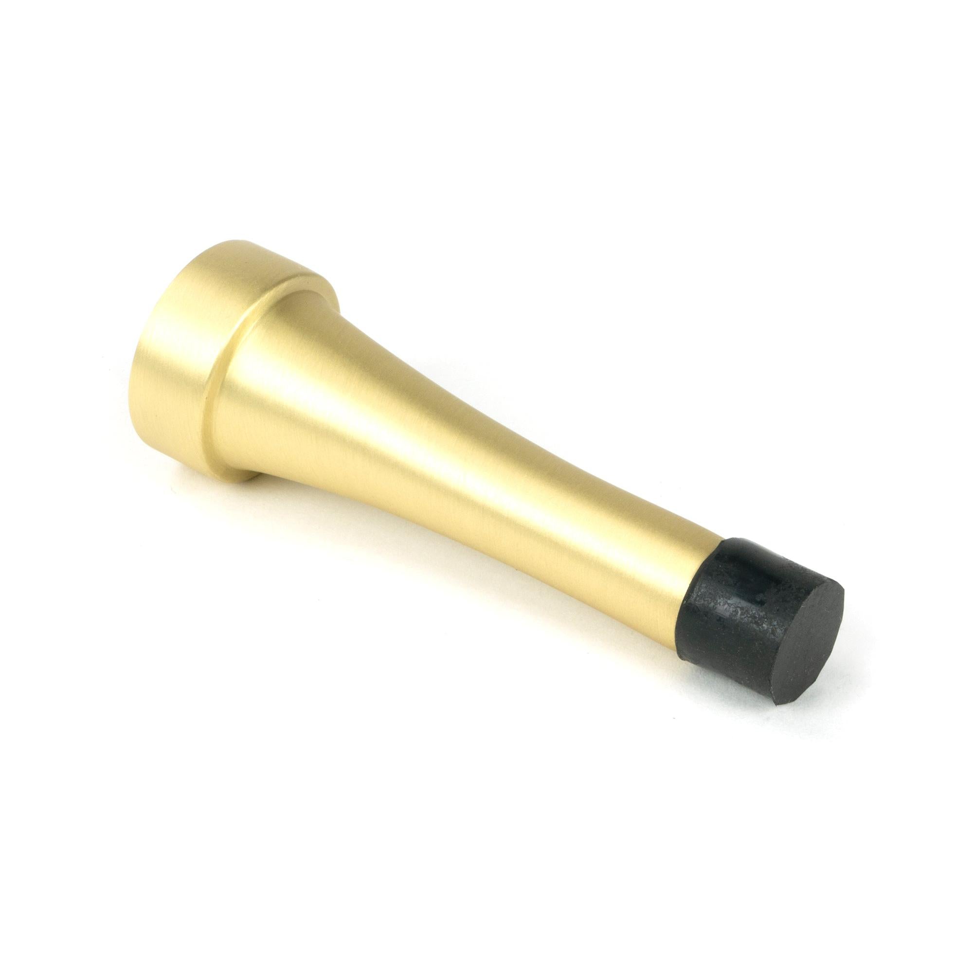 Satin Brass Projection Door Stop | From The Anvil - Door Stops - From The Anvil - Yester Home