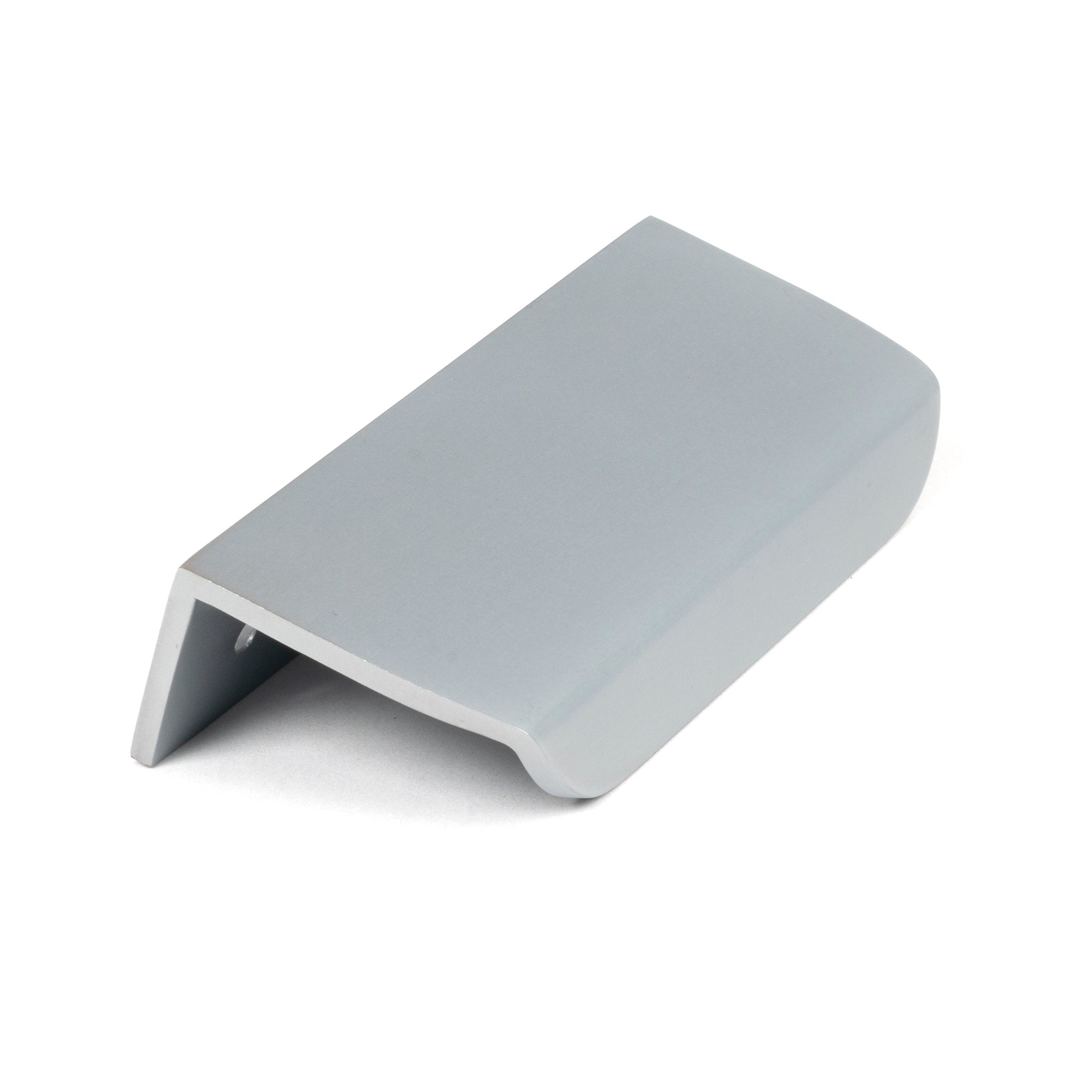 Satin Chrome 100mm Moore Edge Pull | From The Anvil - Cabinet Pulls - From The Anvil - Yester Home