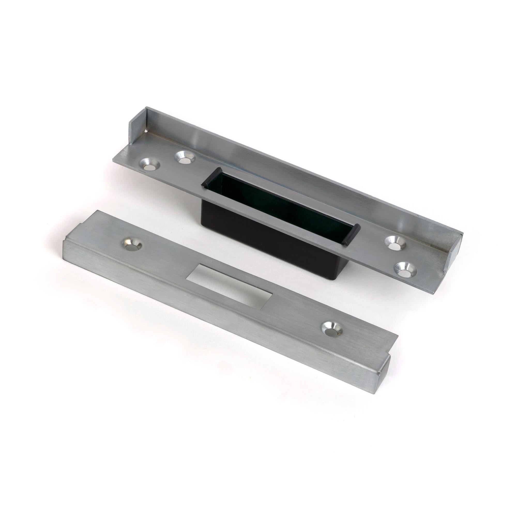Satin Chrome ½" Rebate Kit for Dead Lock - Deadlocks & Deadbolts - From The Anvil - Yester Home