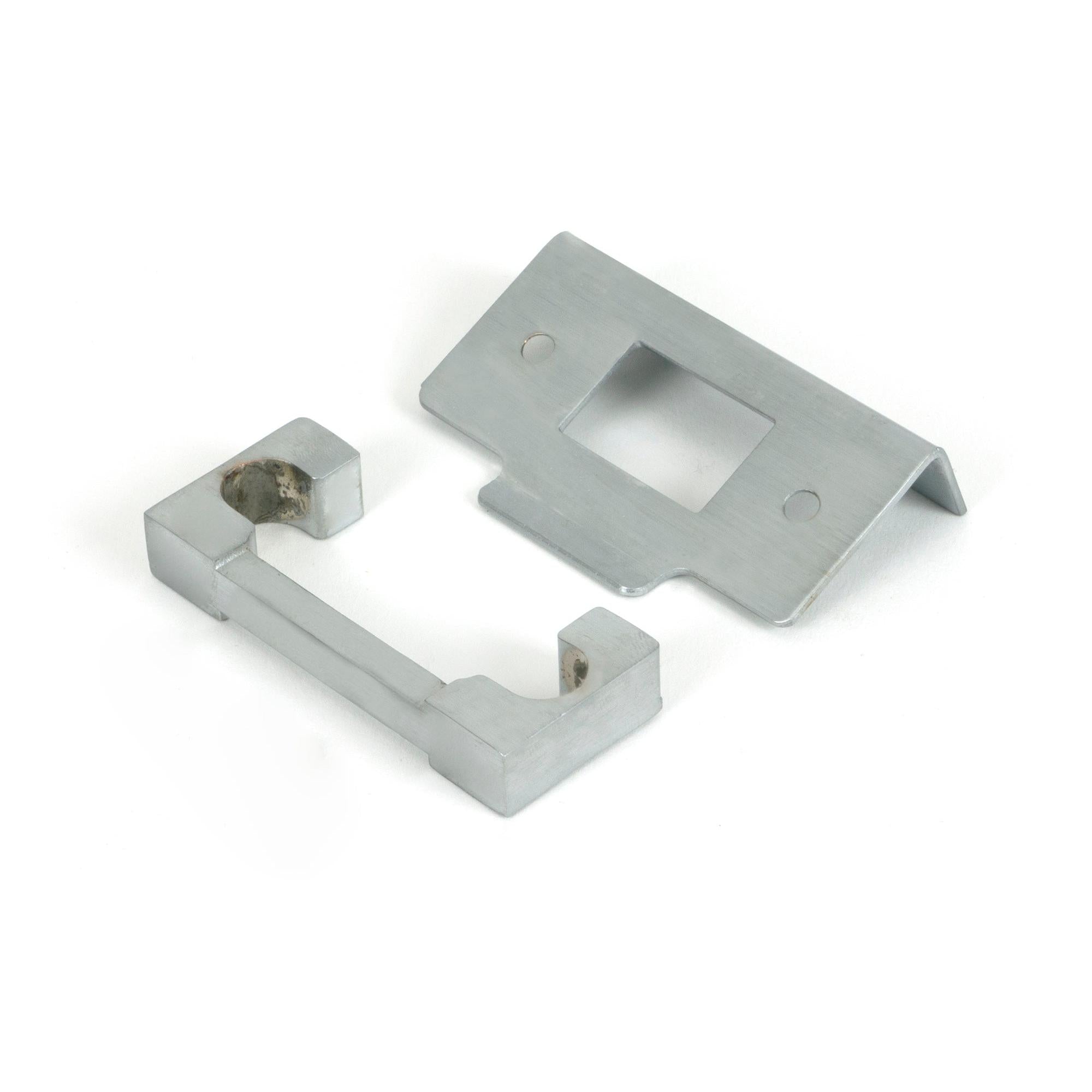 Satin Chrome ½" Rebate Kit for Deadbolt - Deadlocks & Deadbolts - From The Anvil - Yester Home