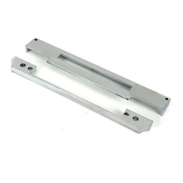 Satin Chrome ½" Rebate Kit for Euro Din Sash Lock - Euro Locks - From The Anvil - Yester Home