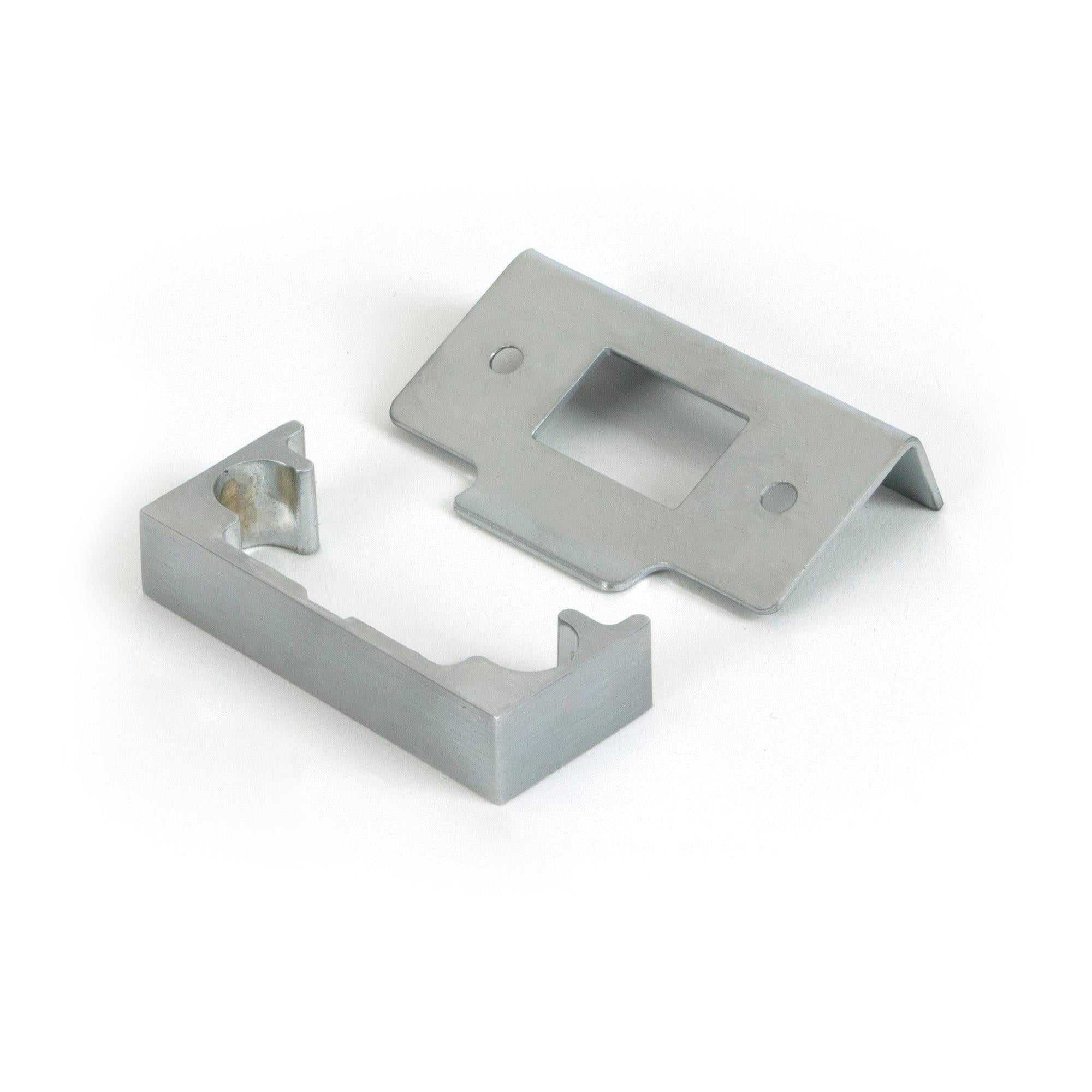 Satin Chrome ½" Rebate Kit for Tubular Mortice Latch - Latches - From The Anvil - Yester Home