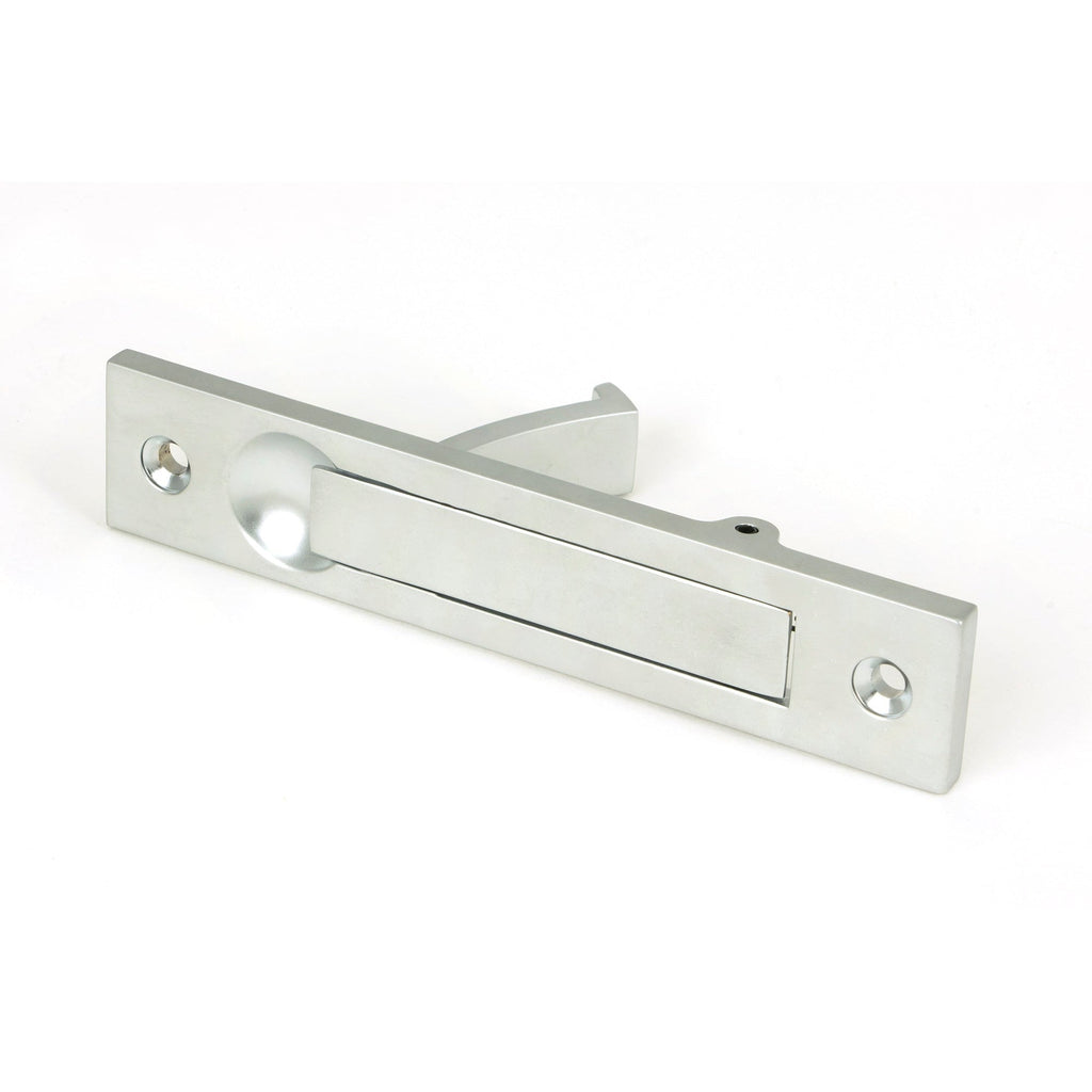 Satin Chrome 125mm x 25mm Edge Pull | From The Anvil-Cabinet Pulls-Yester Home