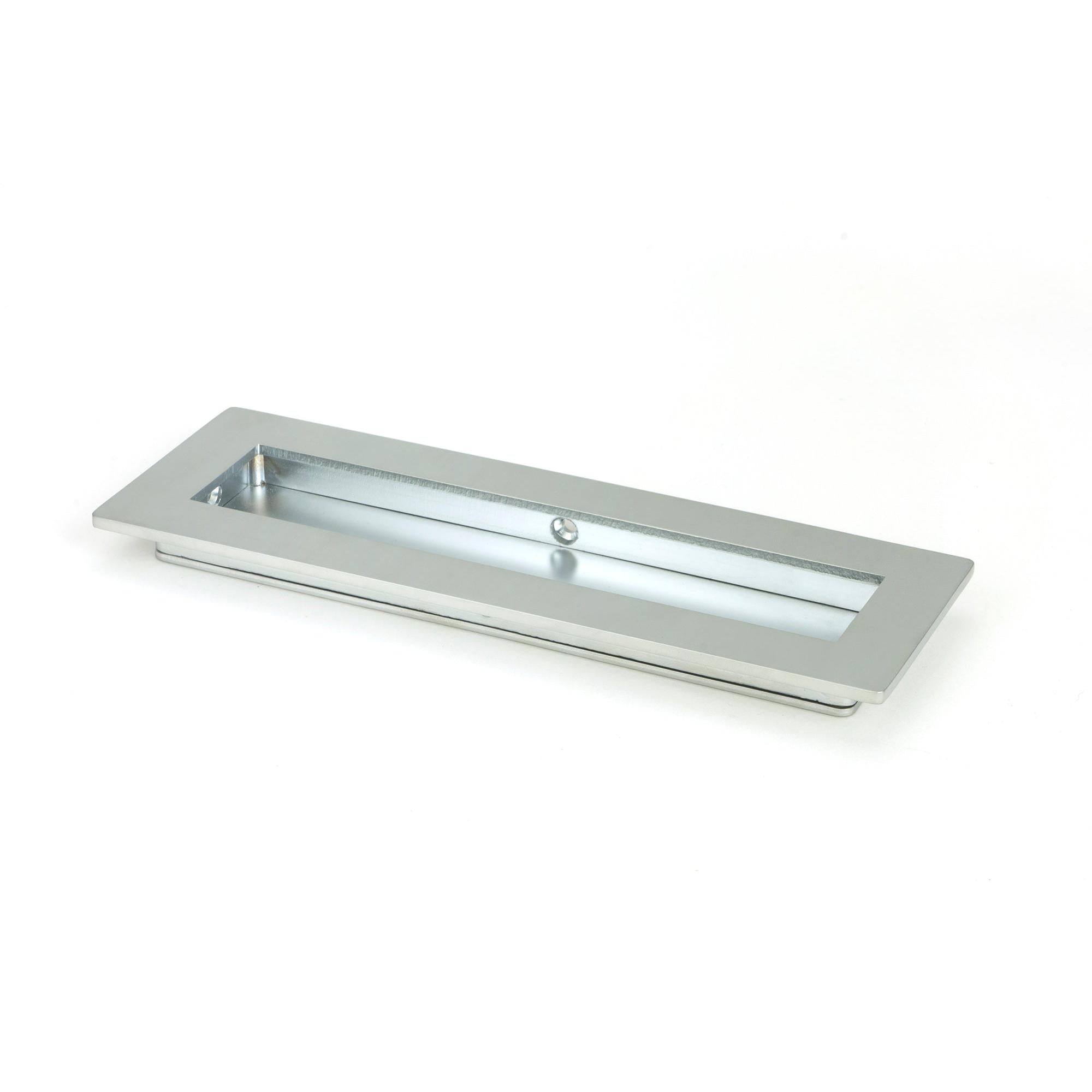 Satin Chrome 175mm Plain Rectangular Pull | From The Anvil - Cabinet Pulls - From The Anvil - Yester Home