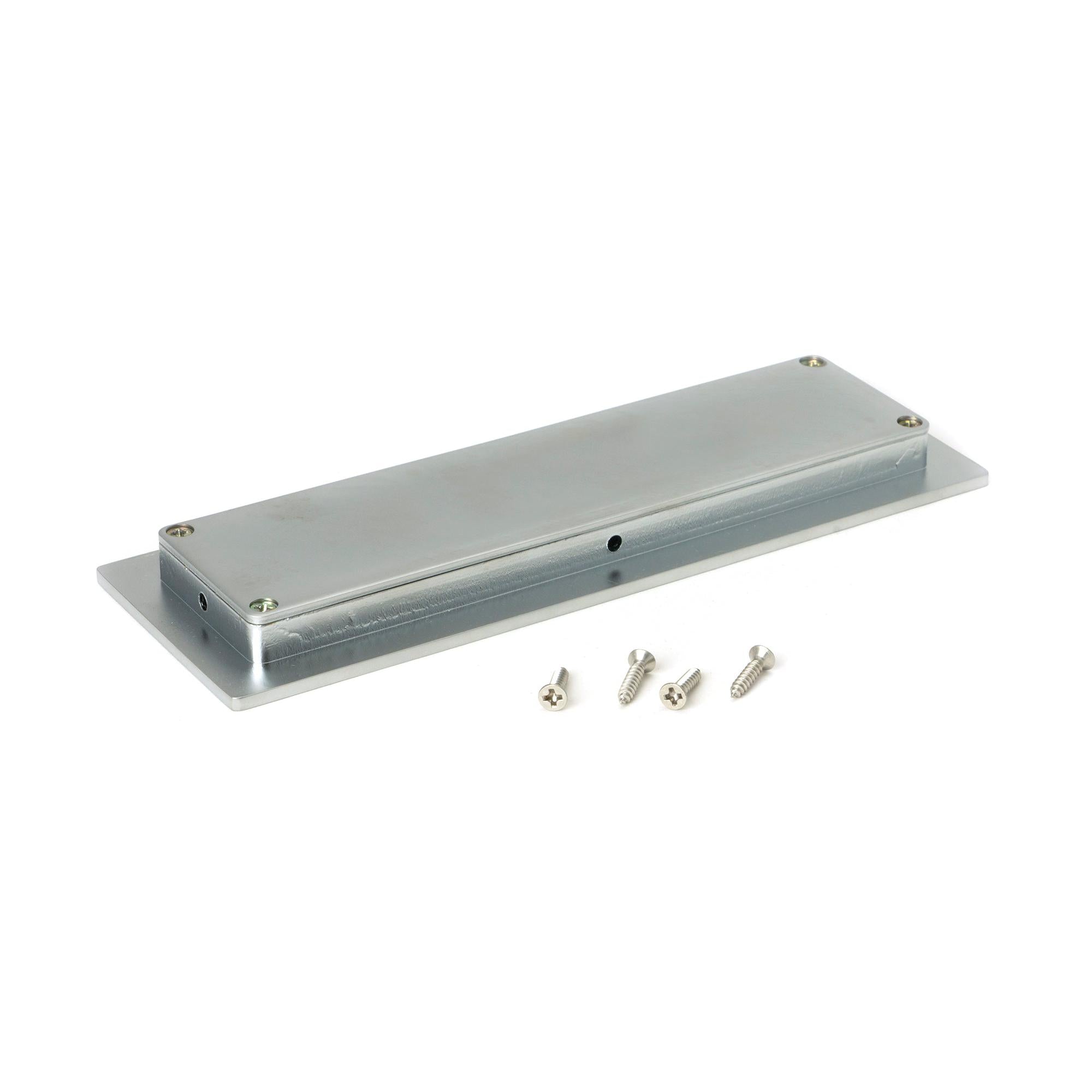 Satin Chrome 175mm Plain Rectangular Pull | From The Anvil - Cabinet Pulls - From The Anvil - Yester Home