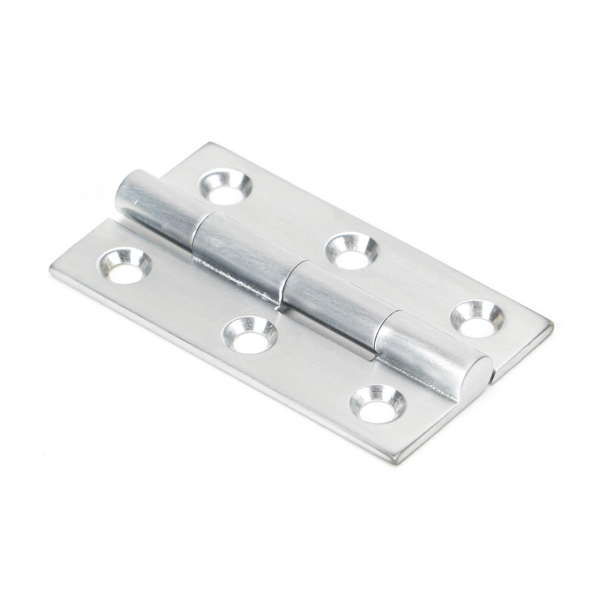 Satin Chrome 2" Butt Hinge (pair) | From The Anvil - Butt Hinges - From The Anvil - Yester Home