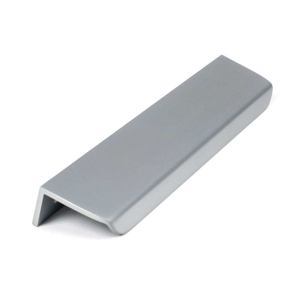 Satin Chrome 200mm Moore Edge Pull | From The Anvil-Cabinet Pulls-Yester Home