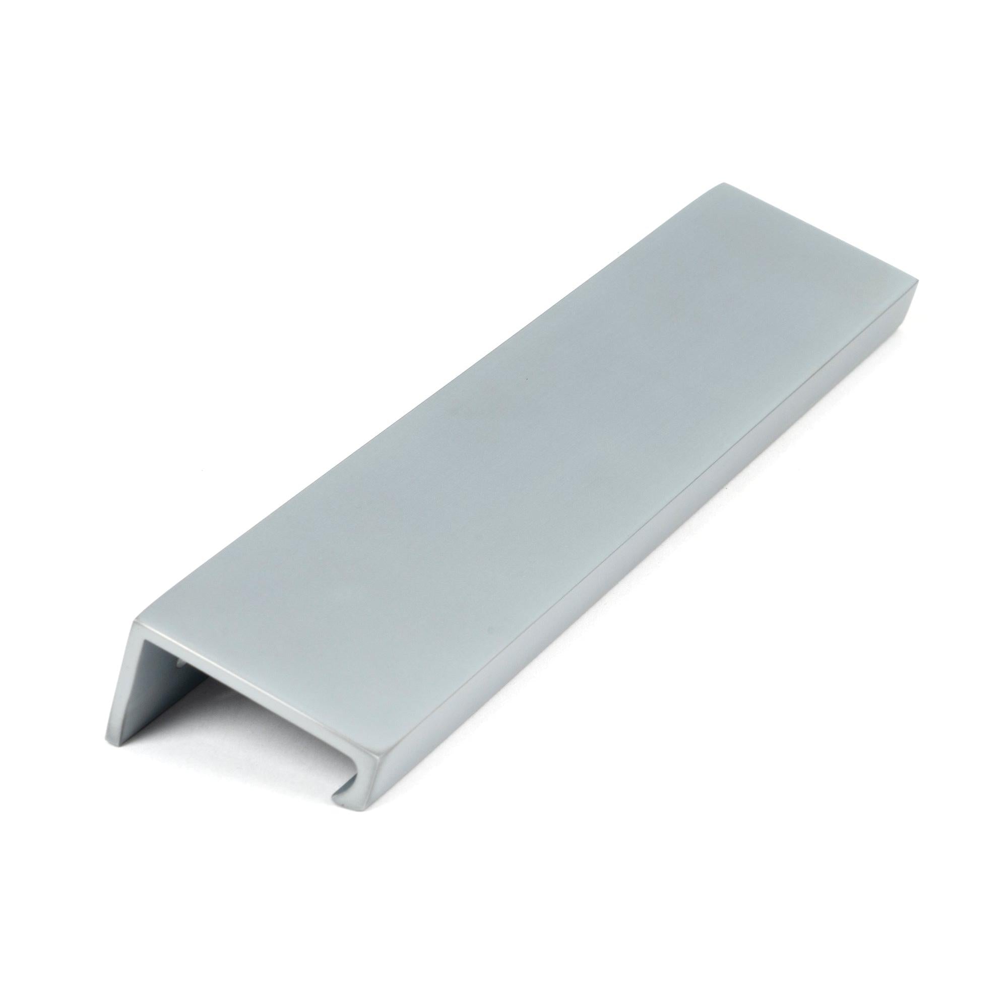 Satin Chrome 200mm Plain Edge Pull | From The Anvil - Cabinet Pulls - From The Anvil - Yester Home