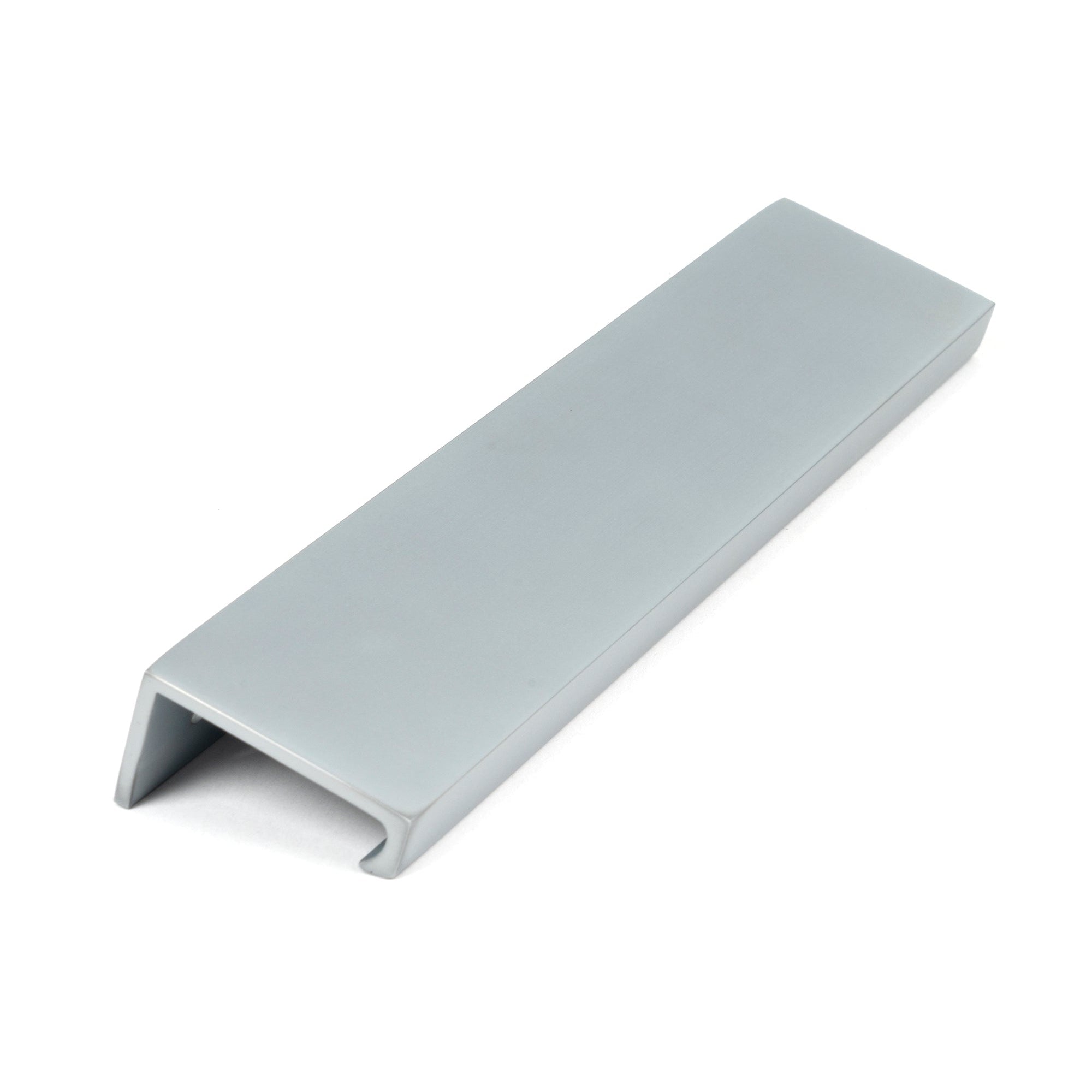 Satin Chrome 200mm Plain Edge Pull | From The Anvil-Cabinet Pulls-Yester Home