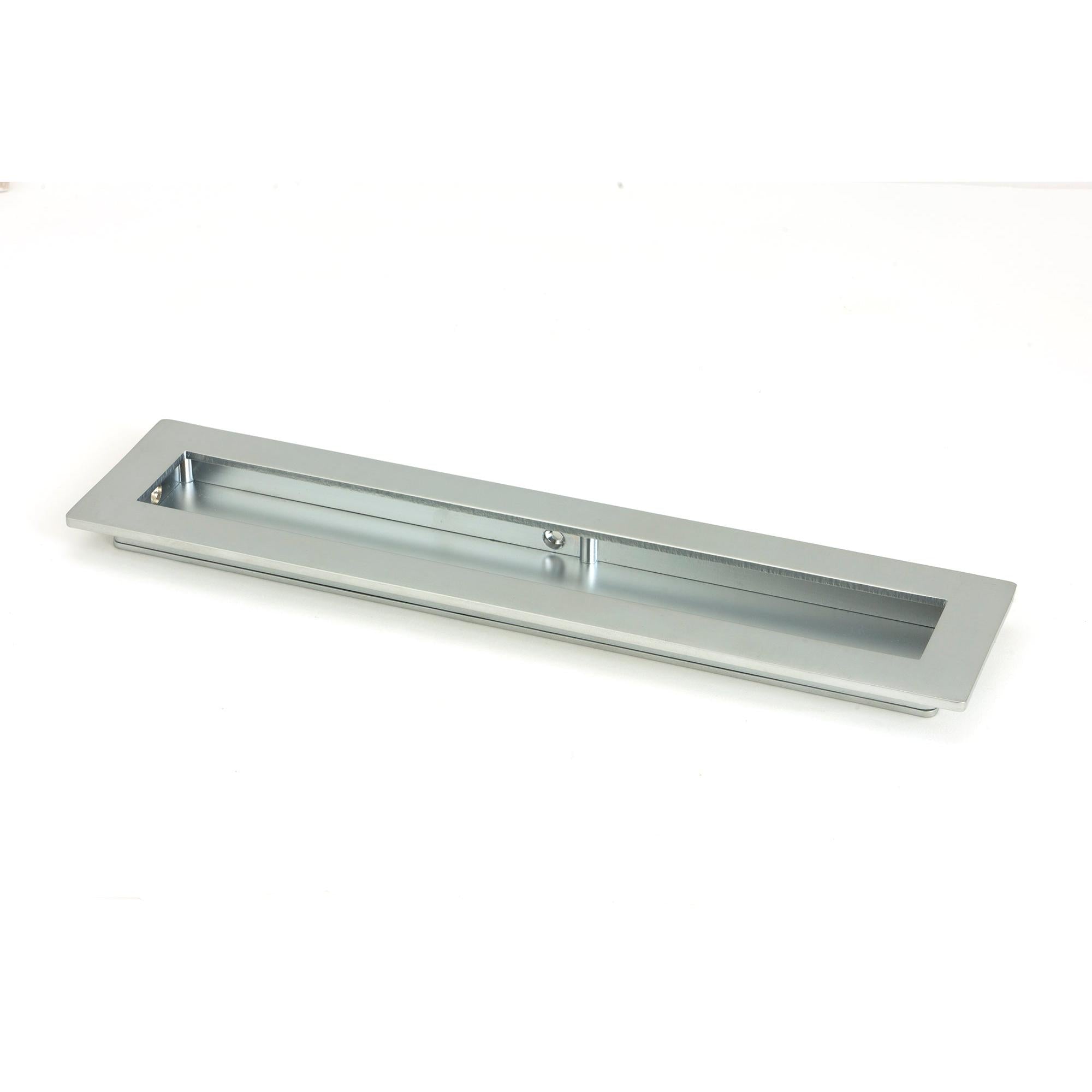 Satin Chrome 250mm Plain Rectangular Pull | From The Anvil - Cabinet Pulls - From The Anvil - Yester Home