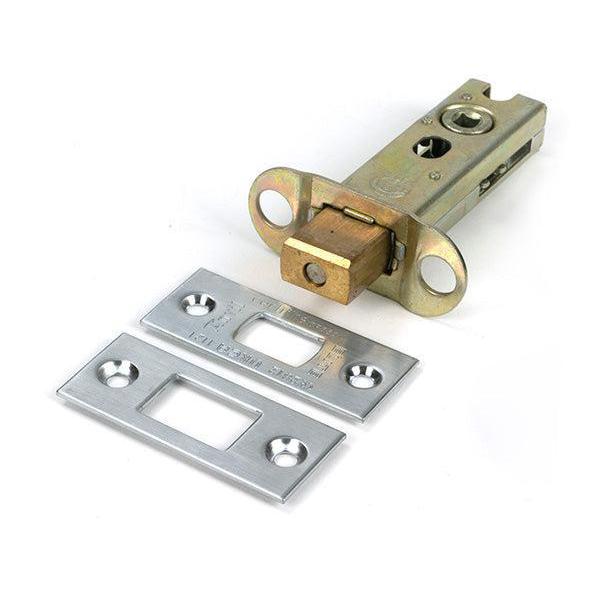 Satin Chrome 3" Heavy Duty Tubular Deadbolt - Deadlocks & Deadbolts - From The Anvil - Yester Home