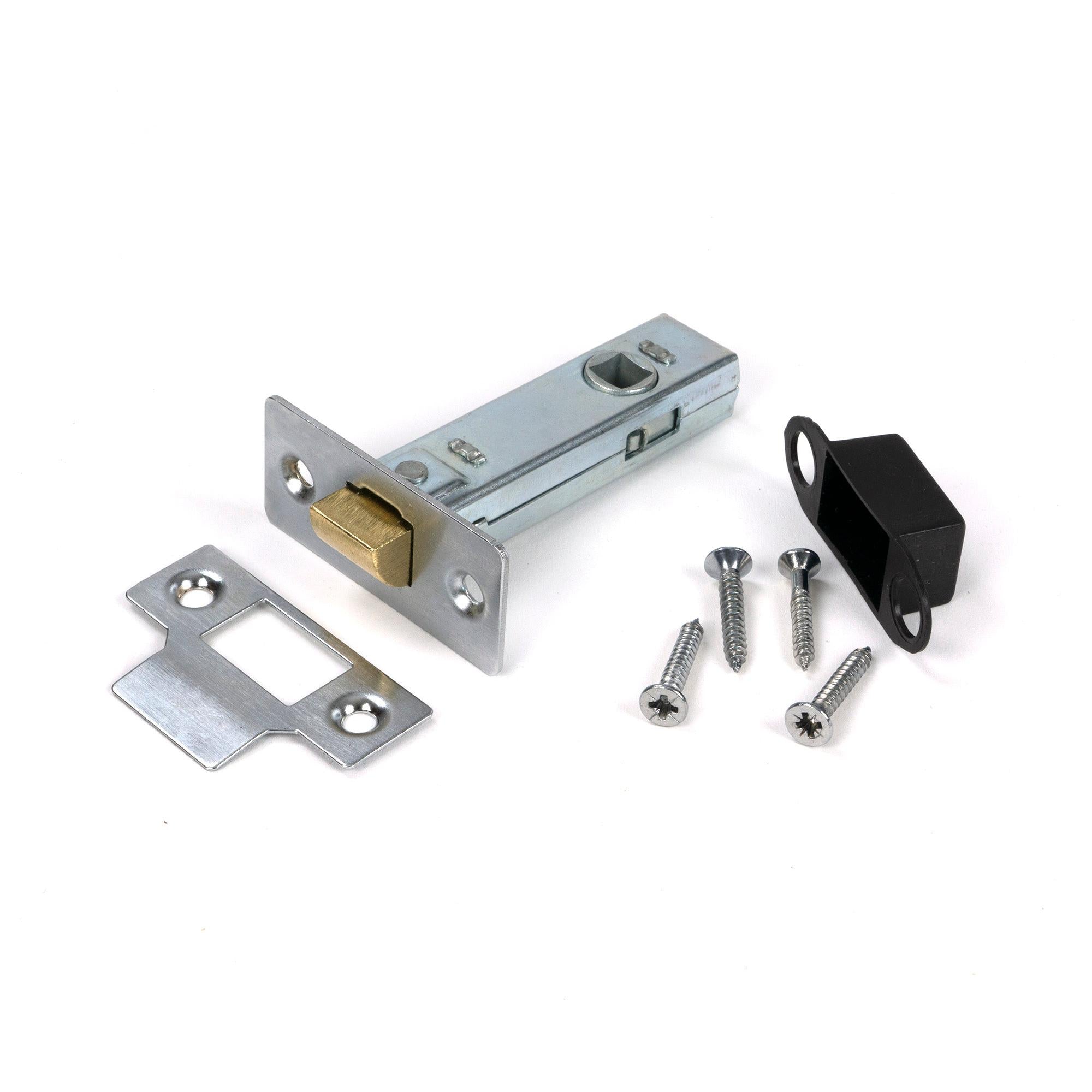 Satin Chrome 3" Tubular Mortice Latch - Latches - From The Anvil - Yester Home