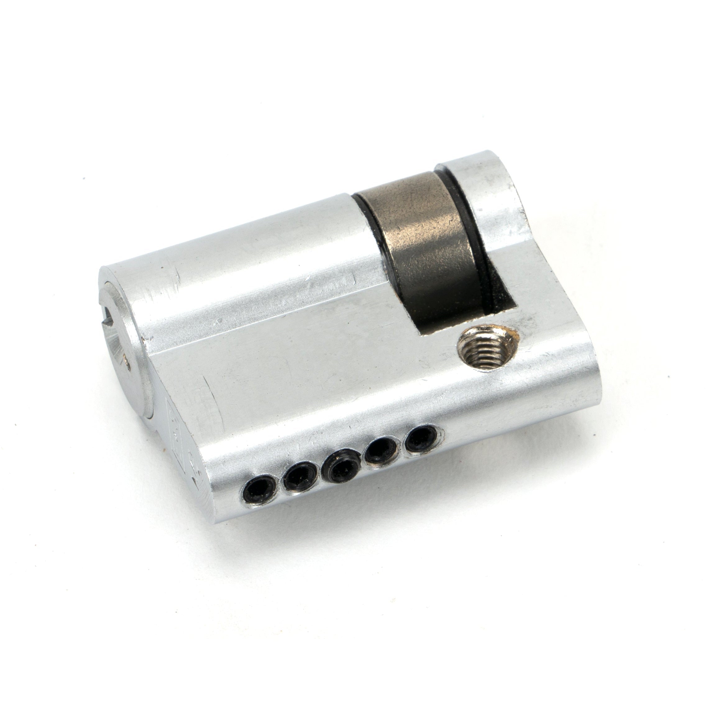 Satin Chrome 30/10 5pin Single Cylinder | From The Anvil-Euro Cylinders-Yester Home
