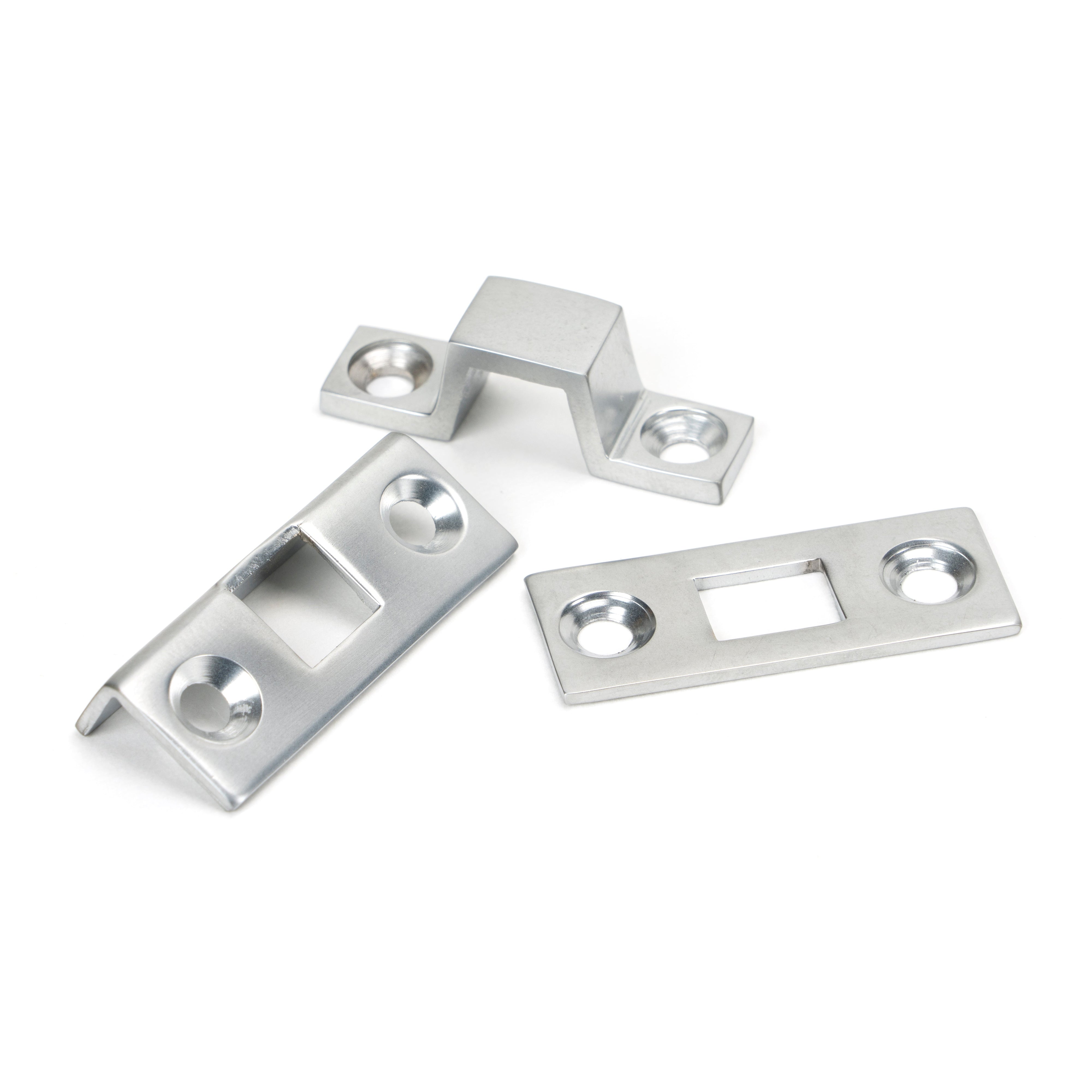 Satin Chrome 4" Universal Bolt | From The Anvil-Bolts-Yester Home