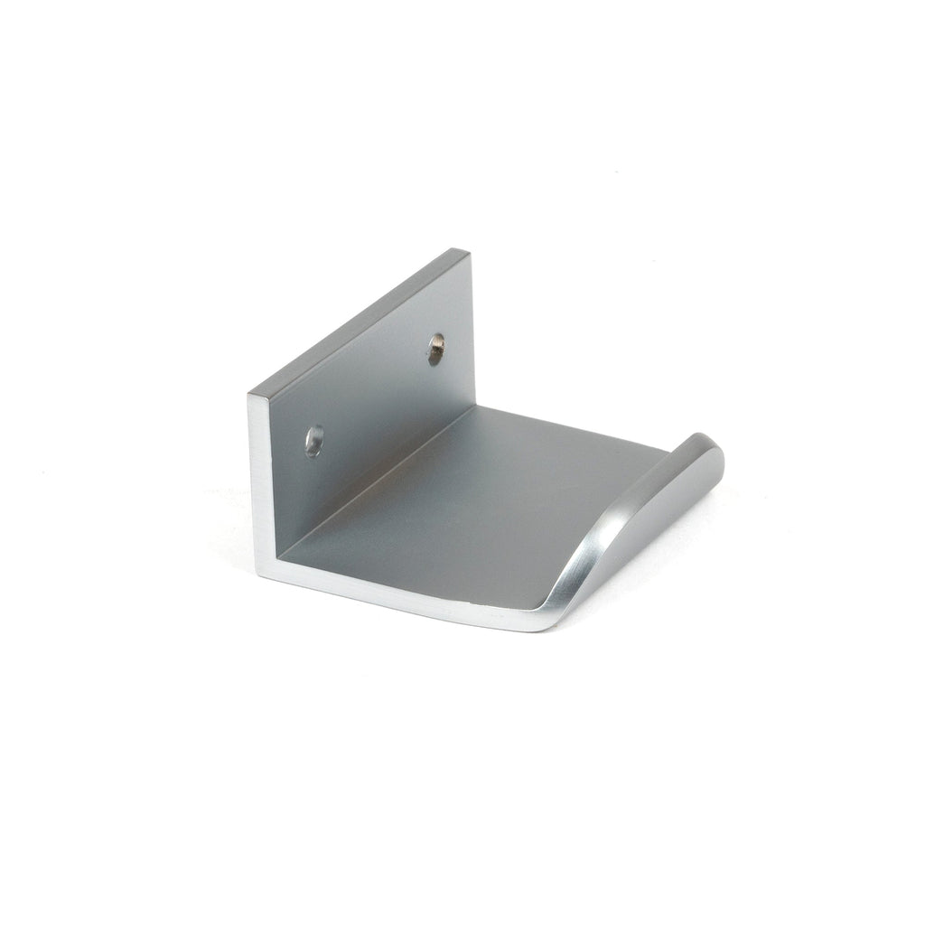 Satin Chrome 50mm Moore Edge Pull | From The Anvil-Cabinet Pulls-Yester Home