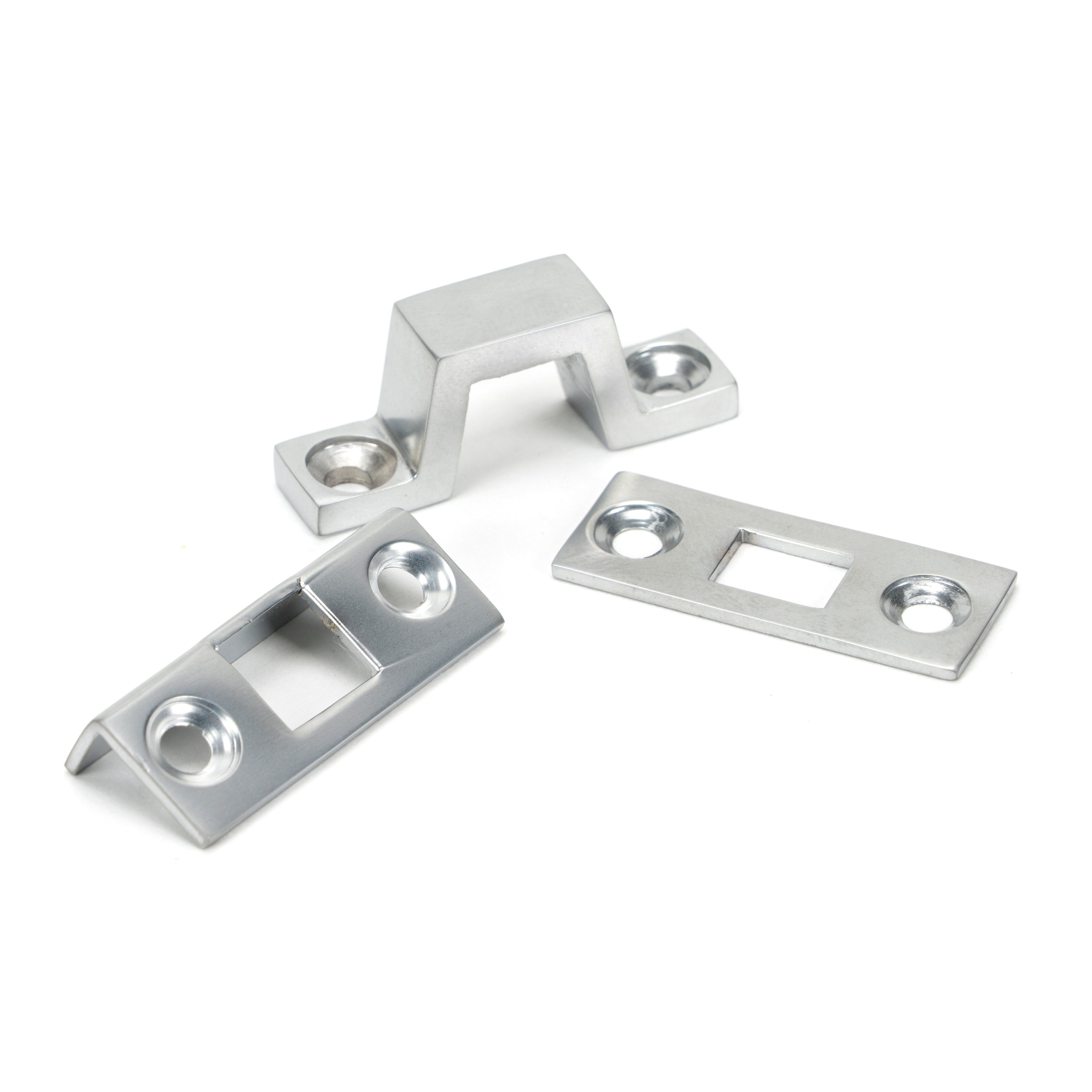Satin Chrome 6" Universal Bolt | From The Anvil-Bolts-Yester Home