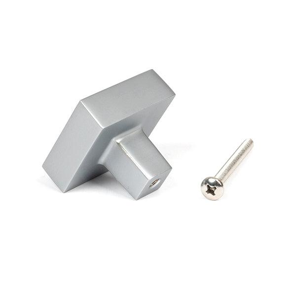 Satin Chrome Albers Cabinet Knob - 35mm | From The Anvil-Cabinet Knobs-Yester Home