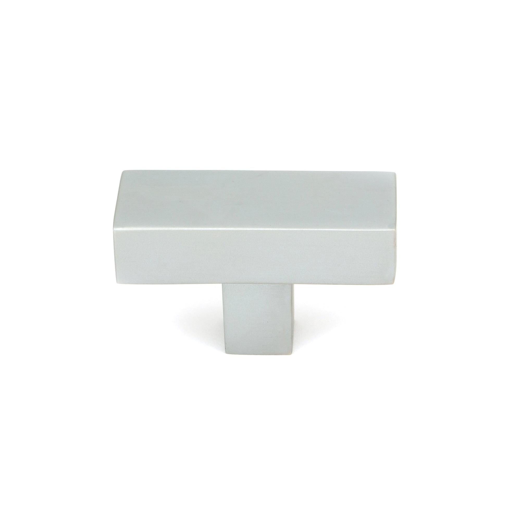 Satin Chrome Albers T-Bar | From The Anvil - Cabinet Knobs - From The Anvil - Yester Home