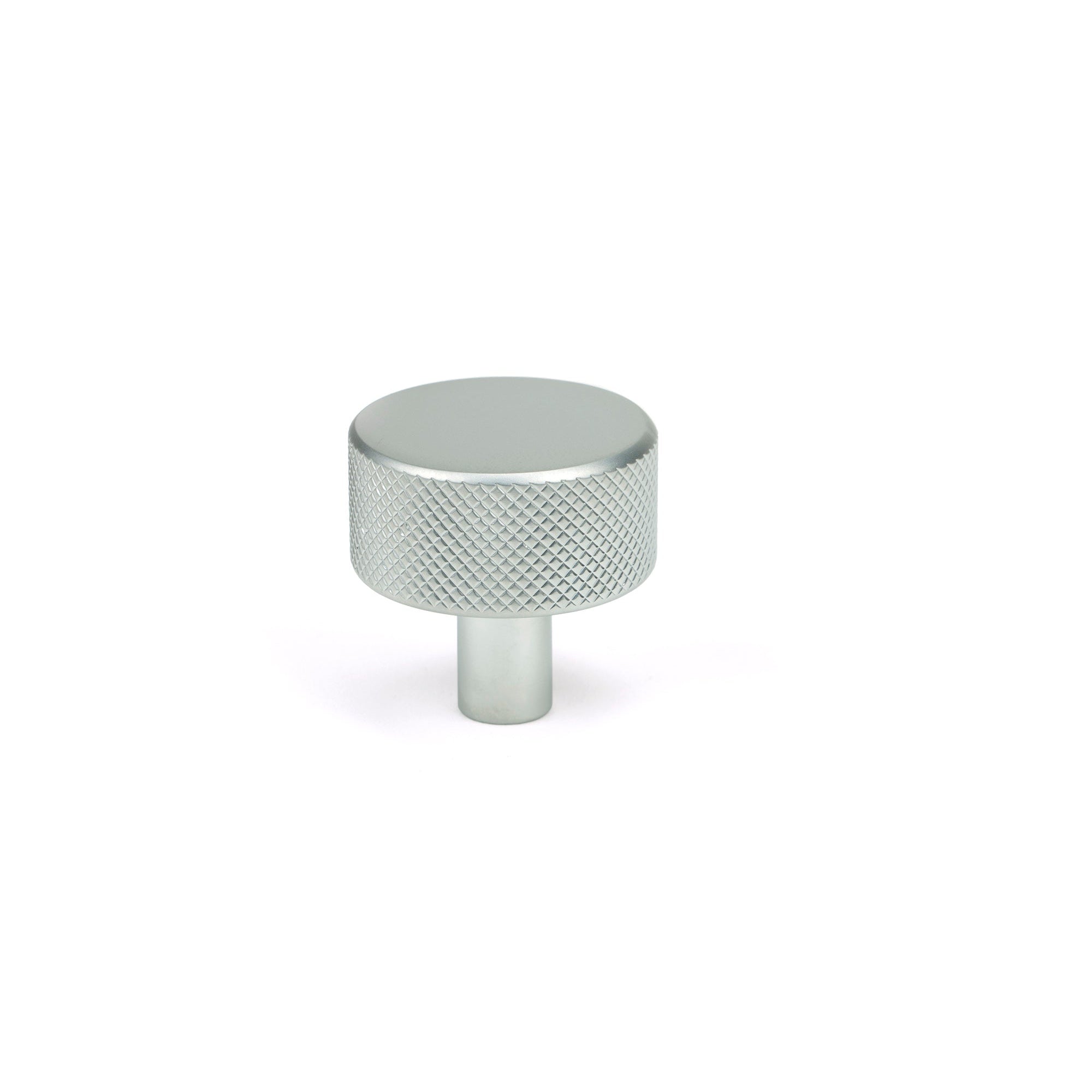 Satin Chrome Brompton Cabinet Knob - 32mm (No rose) | From The Anvil-Cabinet Knobs-Yester Home