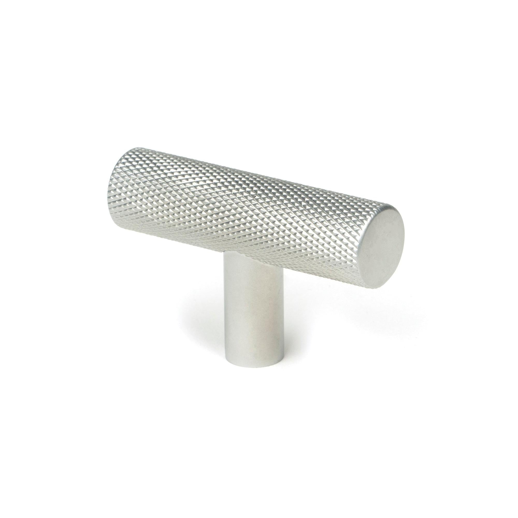 Satin Chrome Brompton T-Bar | From The Anvil - Cabinet Knobs - From The Anvil - Yester Home