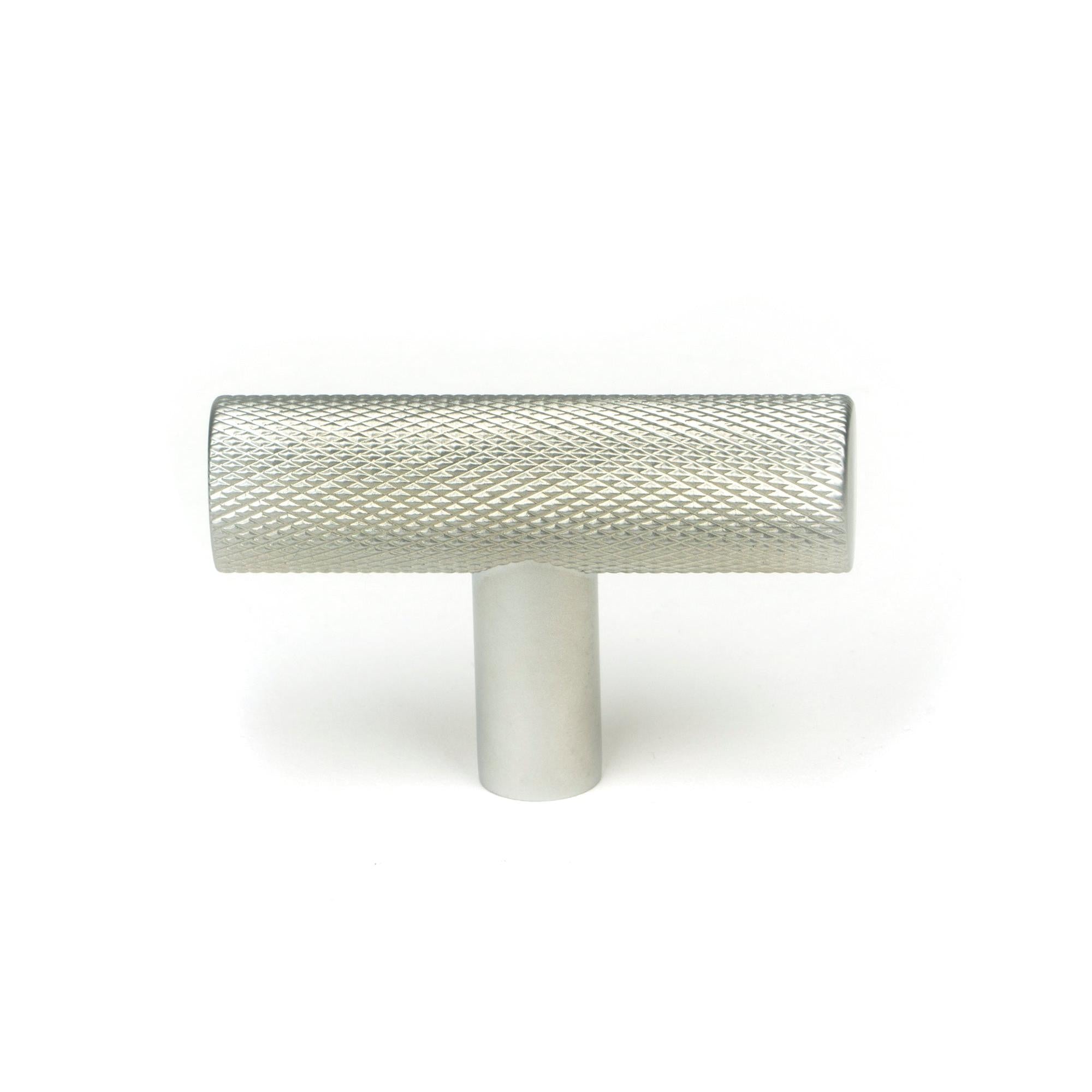 Satin Chrome Brompton T-Bar | From The Anvil - Cabinet Knobs - From The Anvil - Yester Home