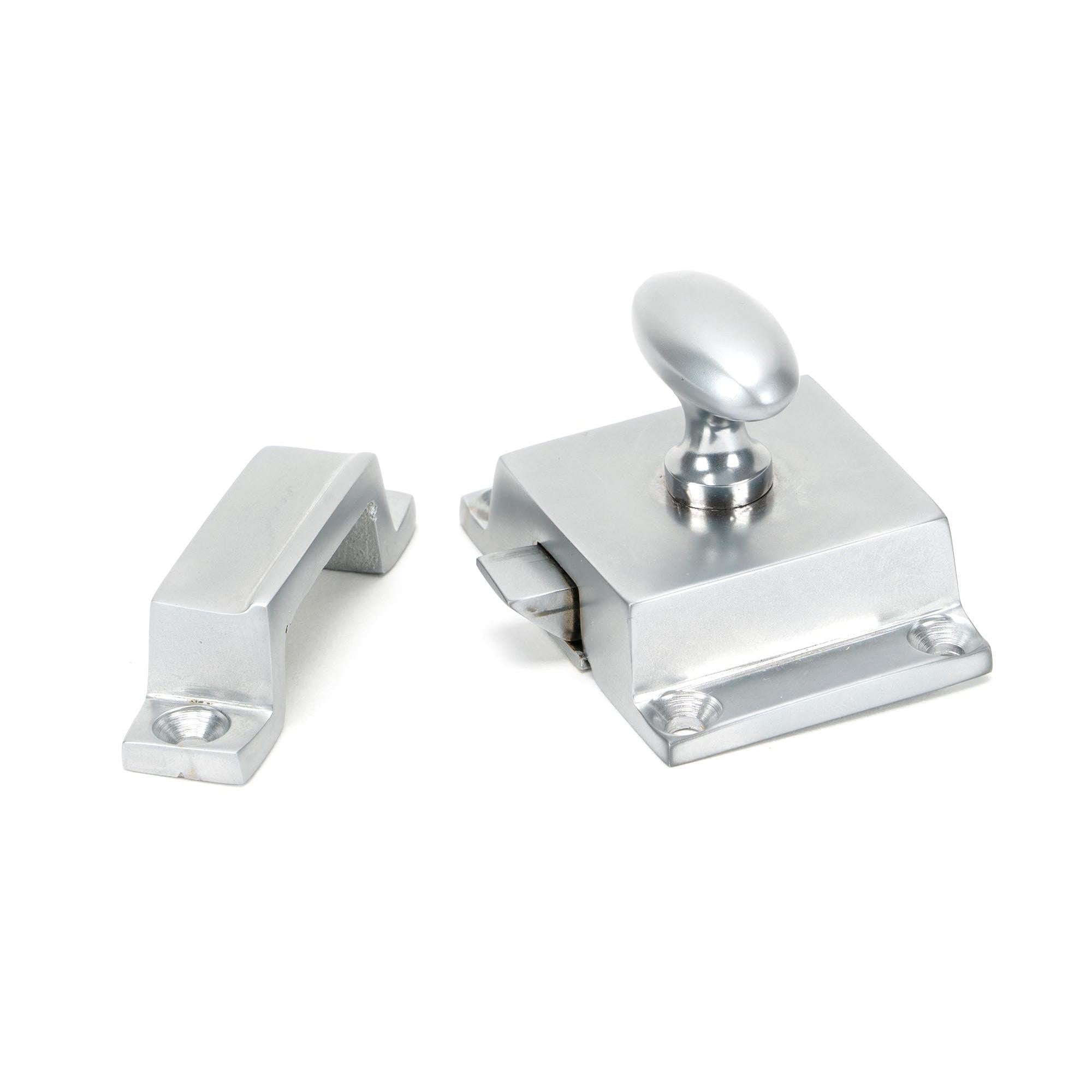 Satin Chrome Cabinet Latch | From The Anvil - Cabinet Latches & Catches - From The Anvil - Yester Home