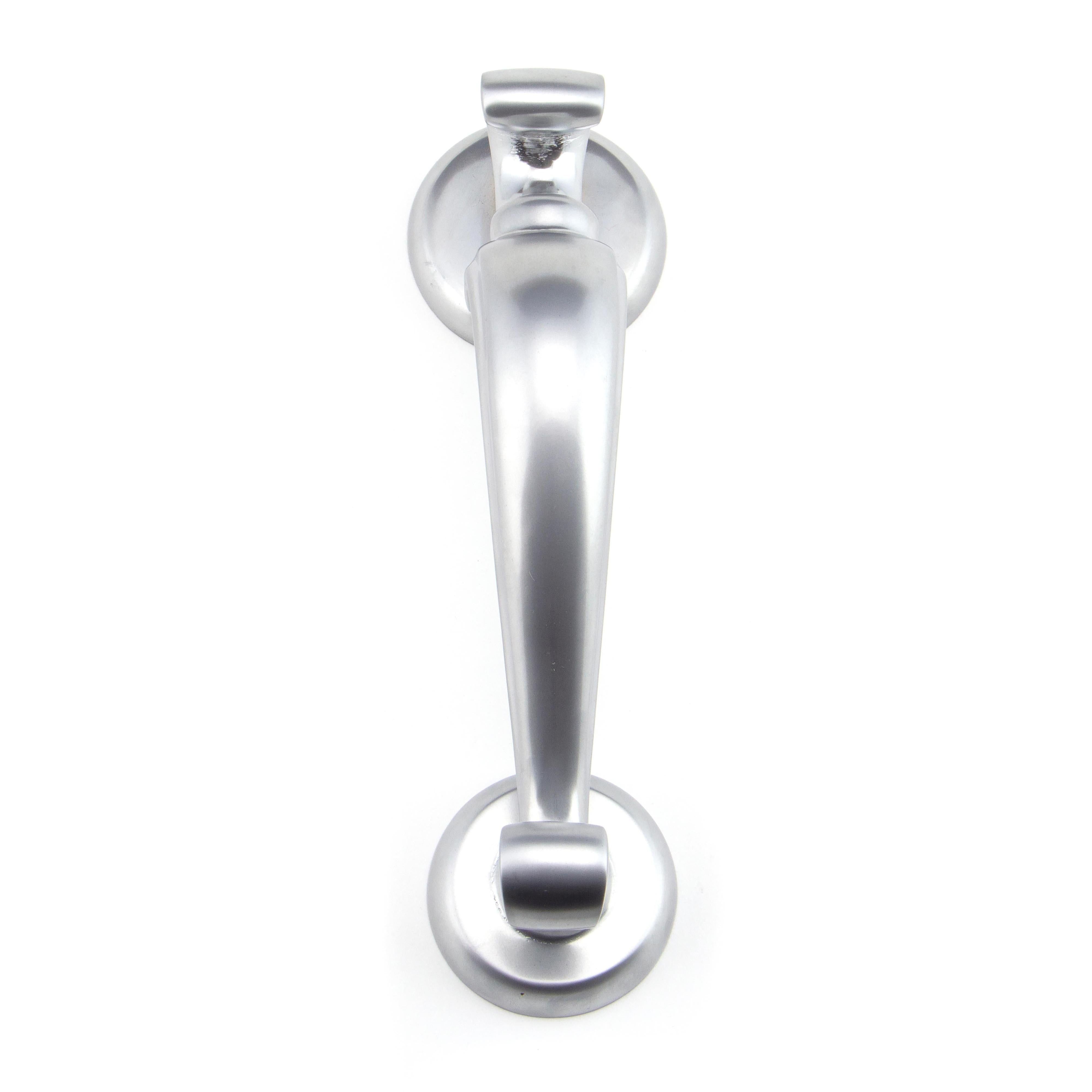 Satin Chrome Doctors Door Knocker | From The Anvil - Bolt-Through Door Knockers - From The Anvil - Yester Home