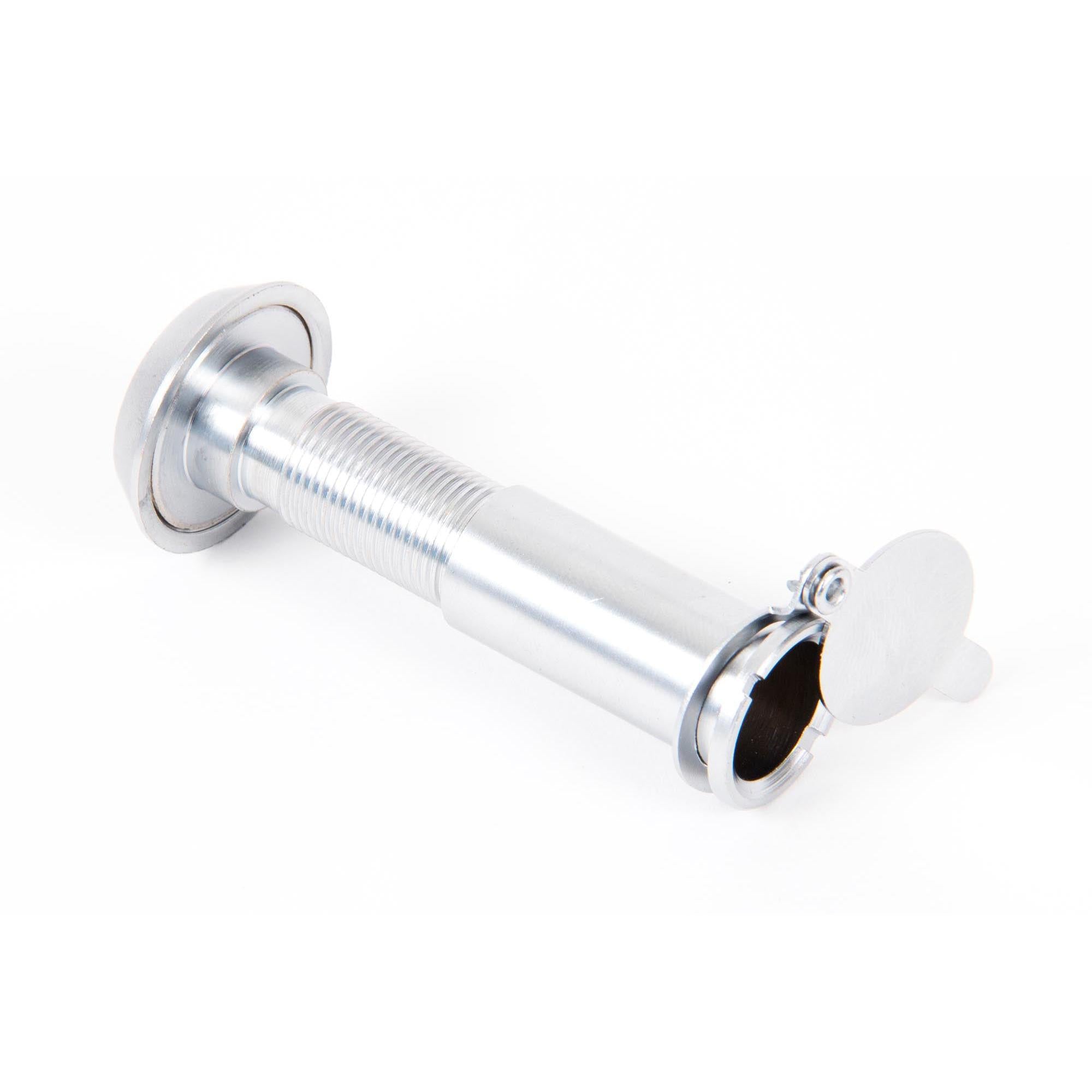 Satin Chrome Door Viewer 180° (34-56mm Door) | From The Anvil - Security - From The Anvil - Yester Home