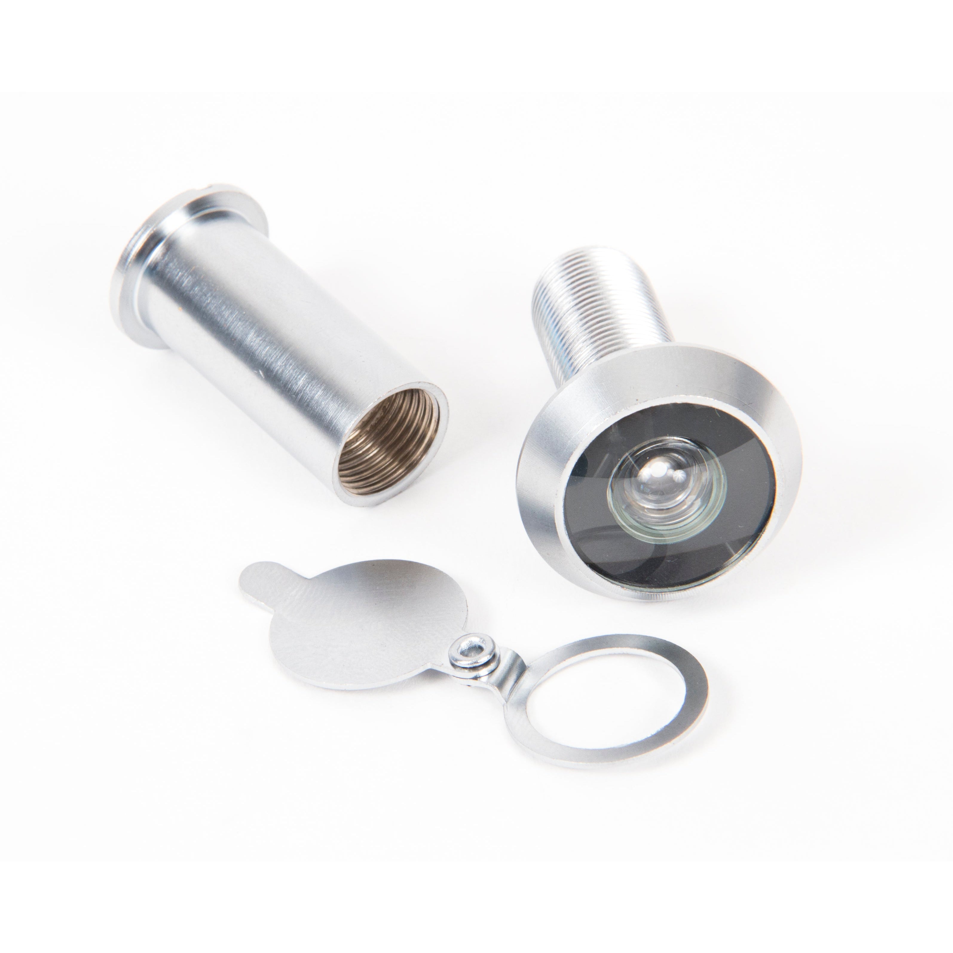 Satin Chrome Door Viewer 180° (34-56mm Door) | From The Anvil-Security-Yester Home