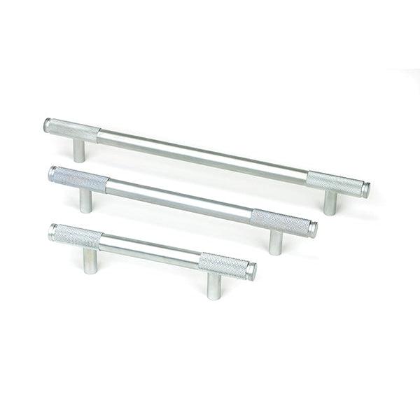 Satin Chrome Half Brompton Pull Handle - Large | From The Anvil-Pull Handles-Yester Home