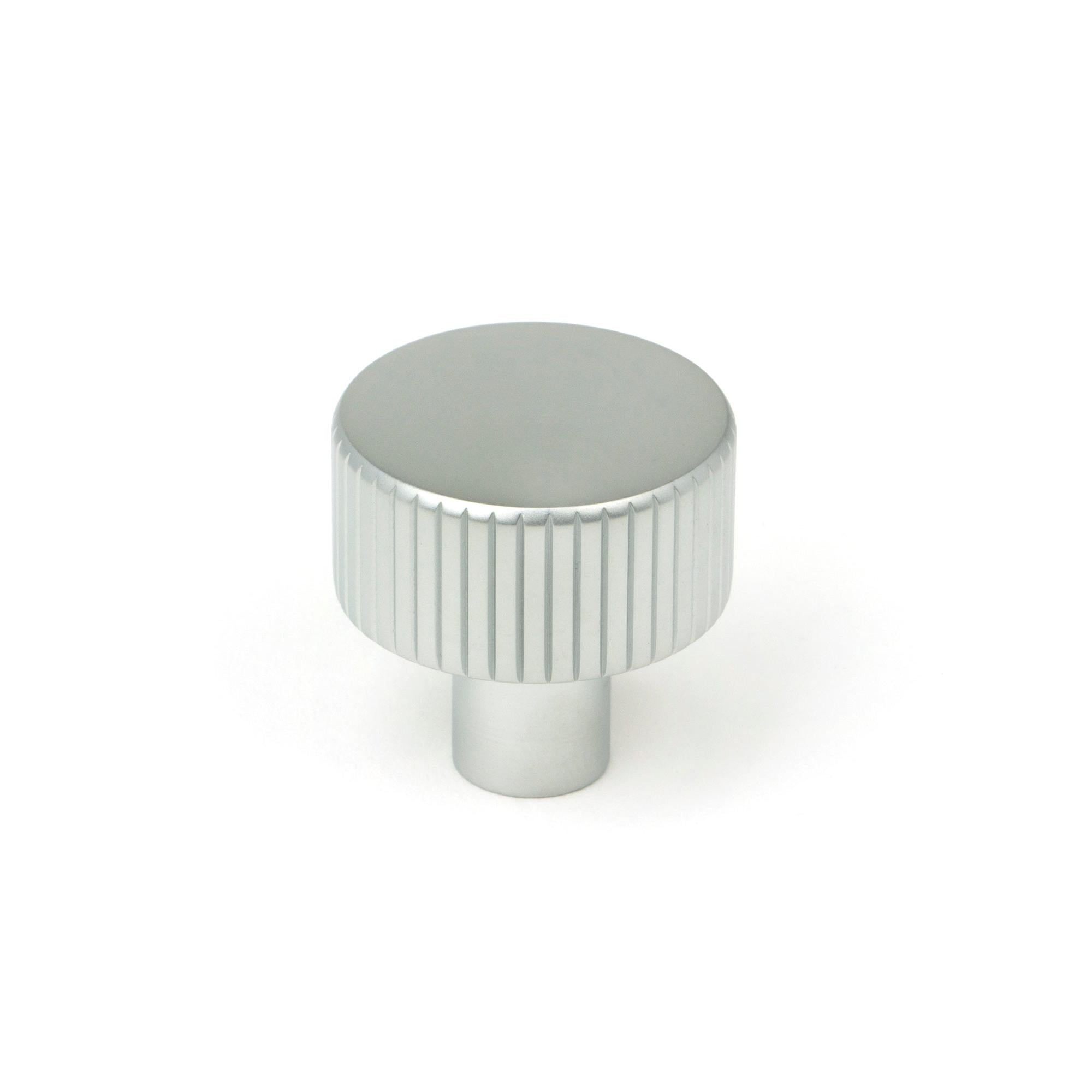 Satin Chrome Judd Cabinet Knob - 25mm (No rose) | From The Anvil - Cabinet Knobs - From The Anvil - Yester Home
