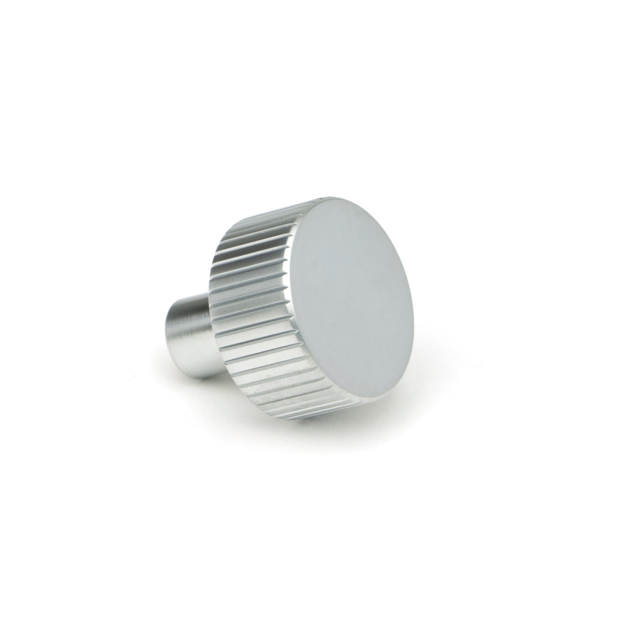 Satin Chrome Judd Cabinet Knob - 25mm (No rose) | From The Anvil - Cabinet Knobs - From The Anvil - Yester Home