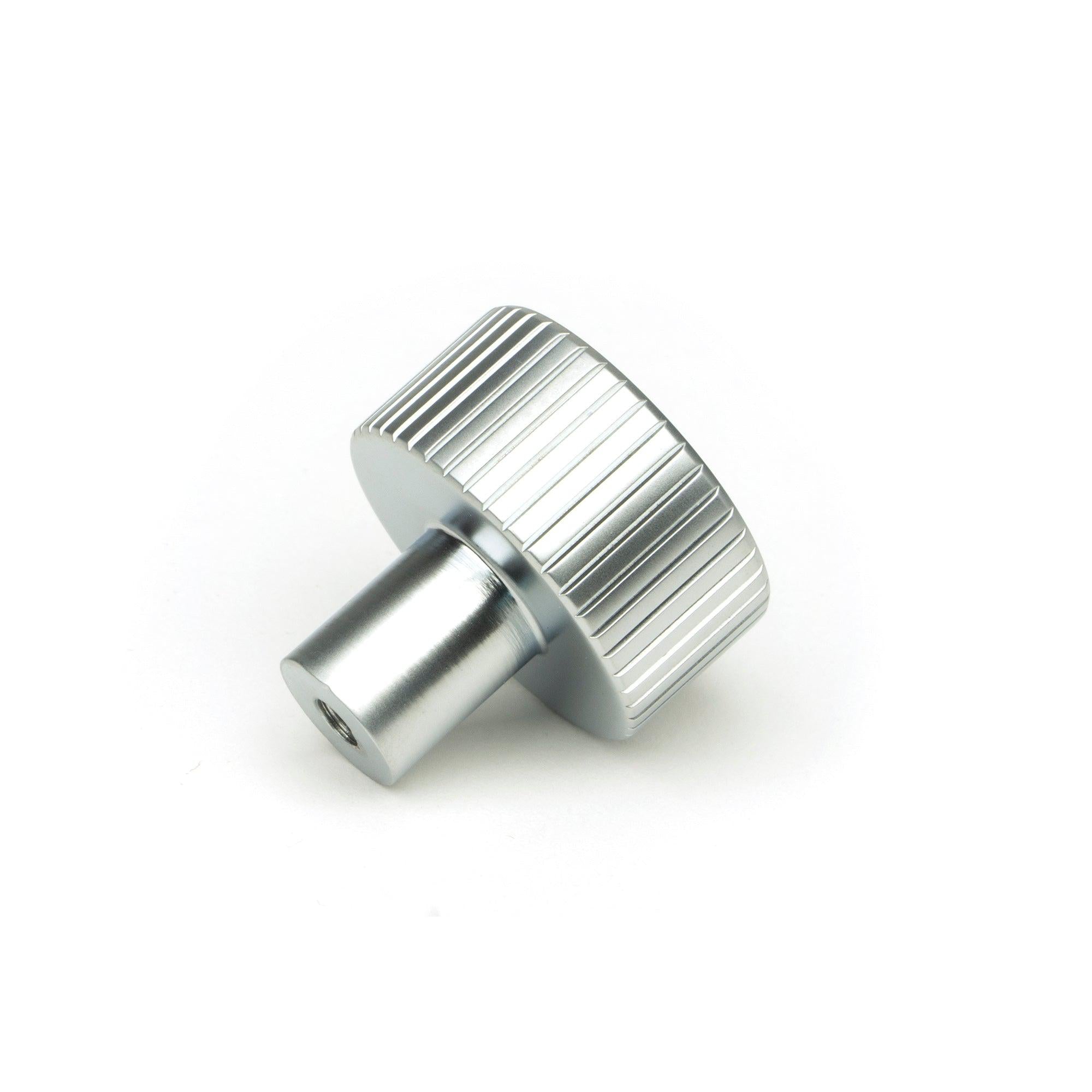 Satin Chrome Judd Cabinet Knob - 25mm (No rose) | From The Anvil - Cabinet Knobs - From The Anvil - Yester Home