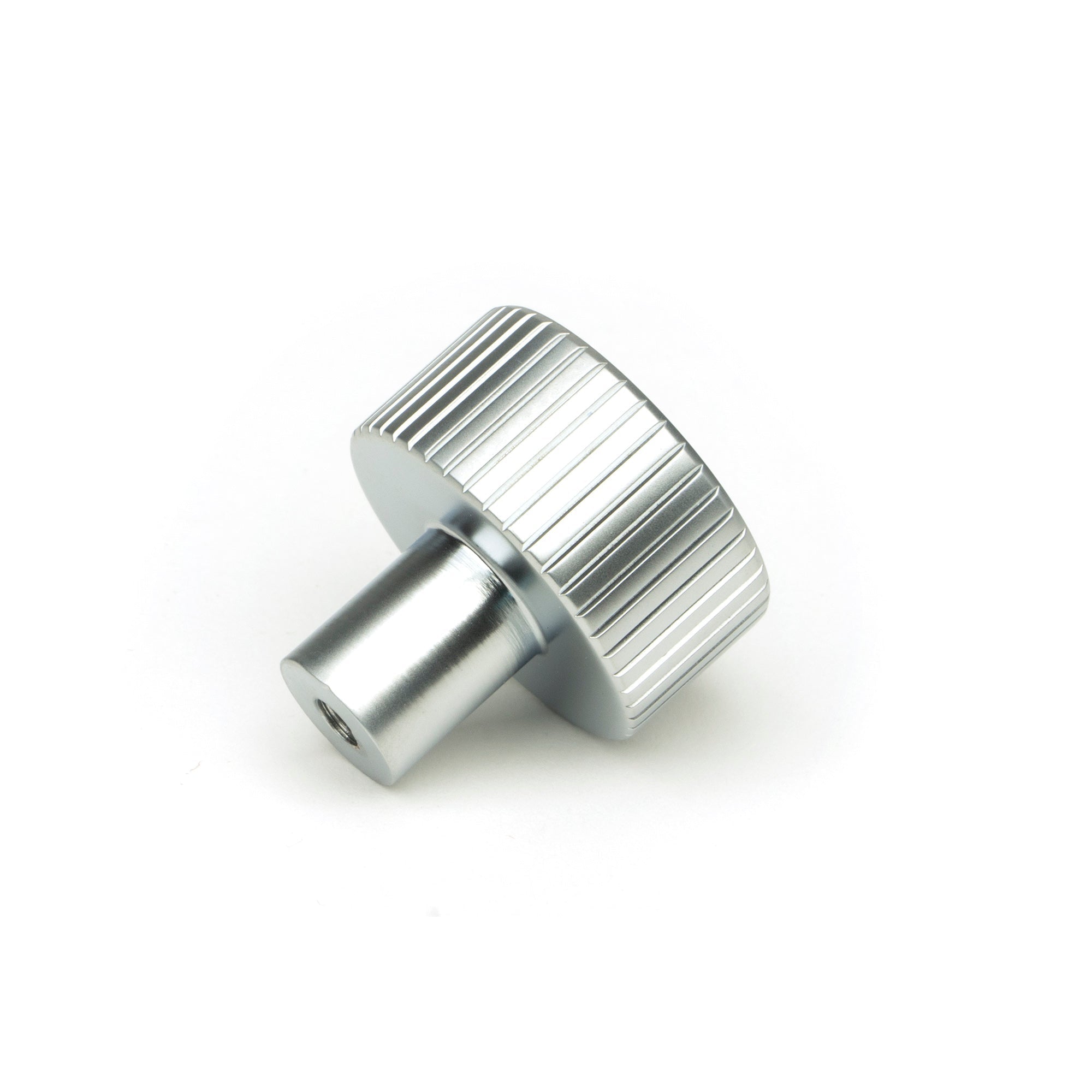 Satin Chrome Judd Cabinet Knob - 25mm (No rose) | From The Anvil-Cabinet Knobs-Yester Home